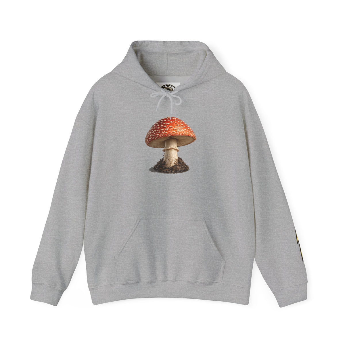 Mushroom Hoodie — Vintage Fly Agaric Fungi Graphic Pullover