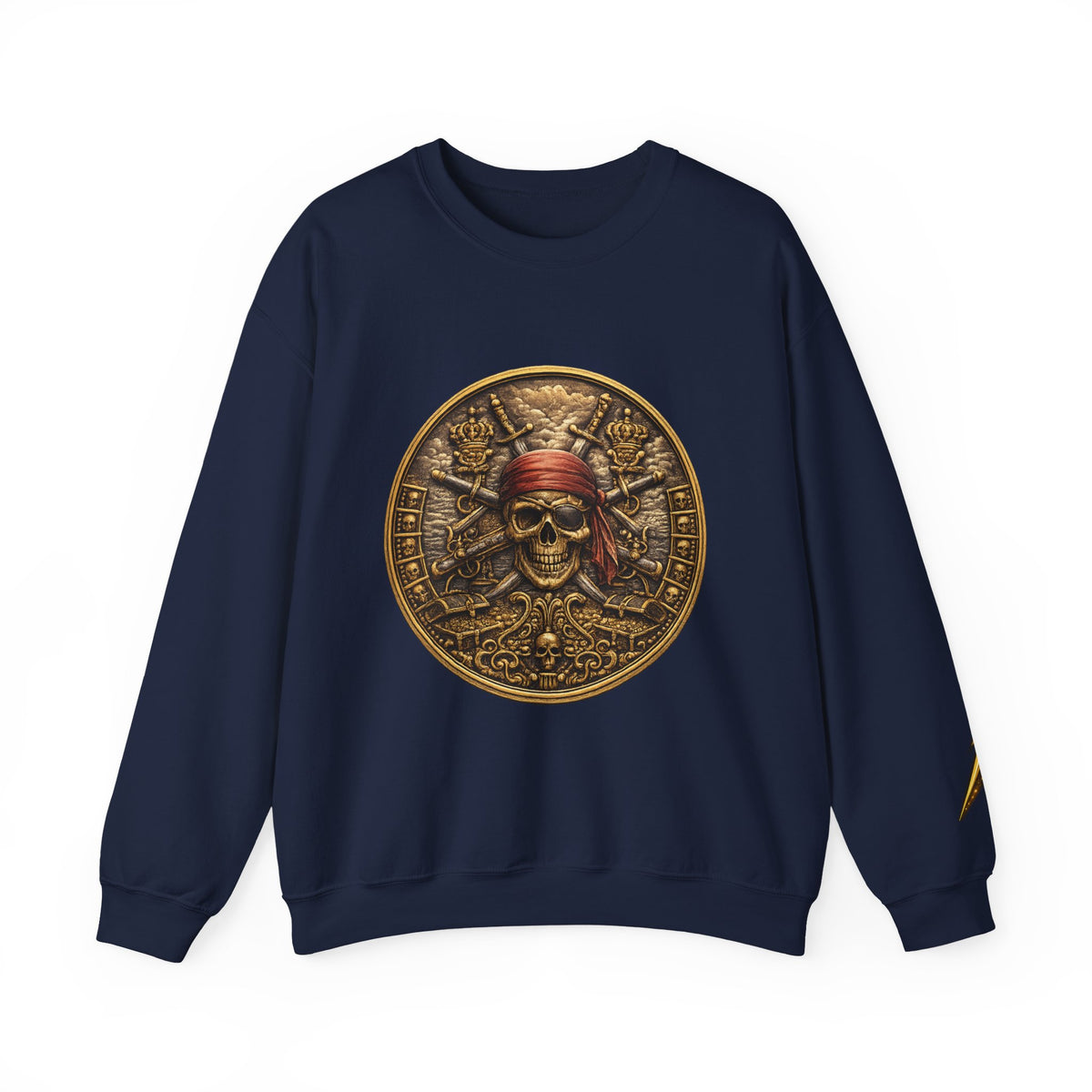 Pirate Skull Coin Crewneck Sweatshirt