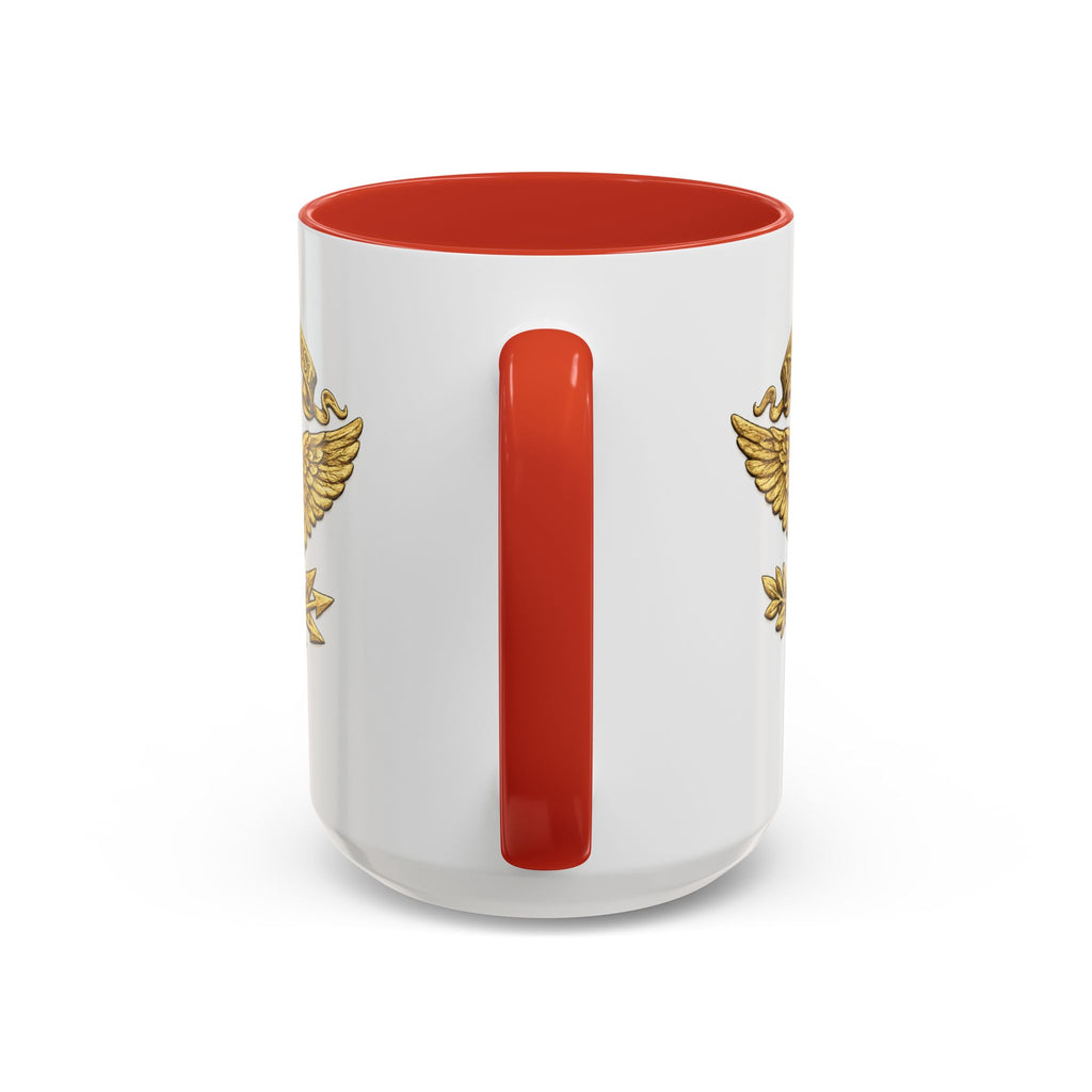 Gold Eagle 'In God We Trust' Accent Coffee Mug — Patriotic 11/15oz