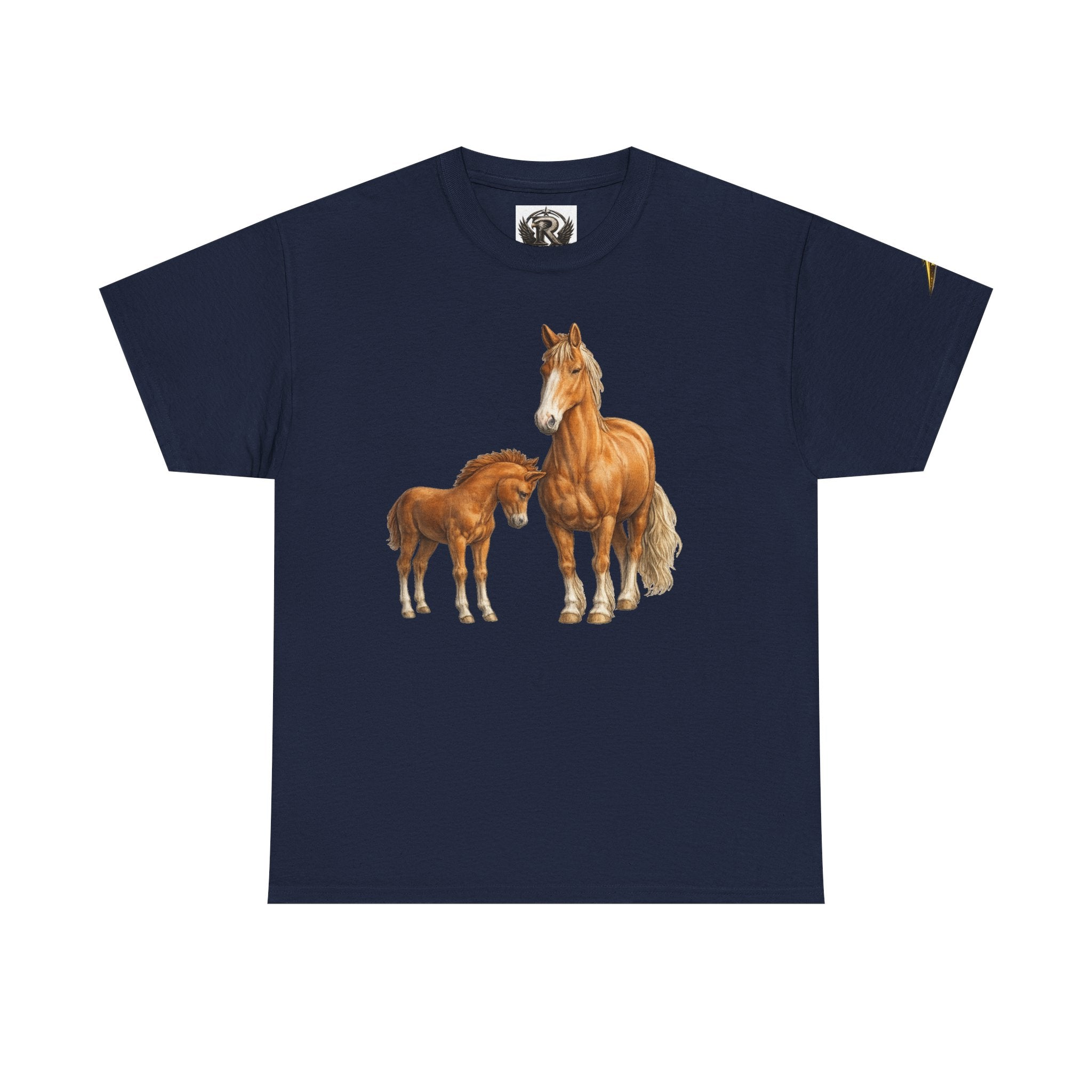 Horse & Foal Illustration T-Shirt