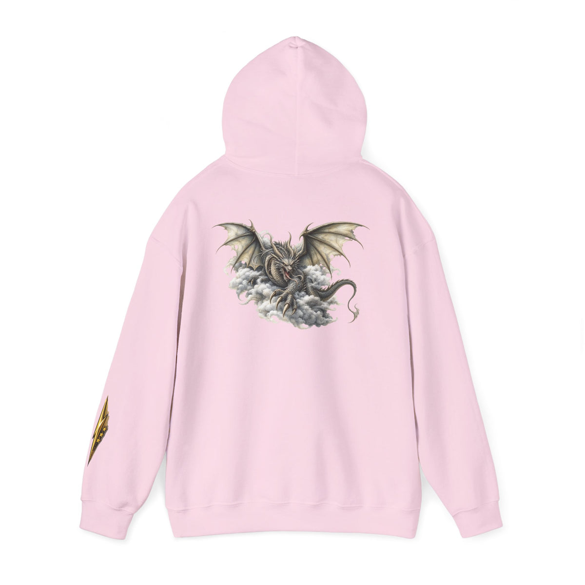 Dragon Cloud Hoodie — Fantasy Dragon Back Graphic Sweatshirt