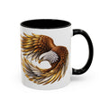Golden Eagle Coffee Mug — Accent Ceramic Mug with Majestic Eagle Design