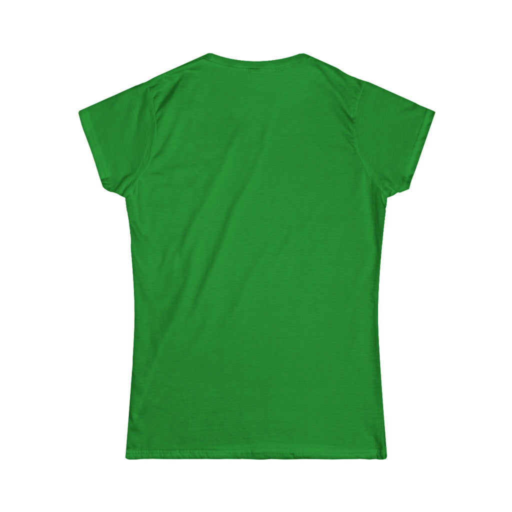 Women's Softstyle Tee — 'Eyes Up Here' Minimal Graphic Shirt