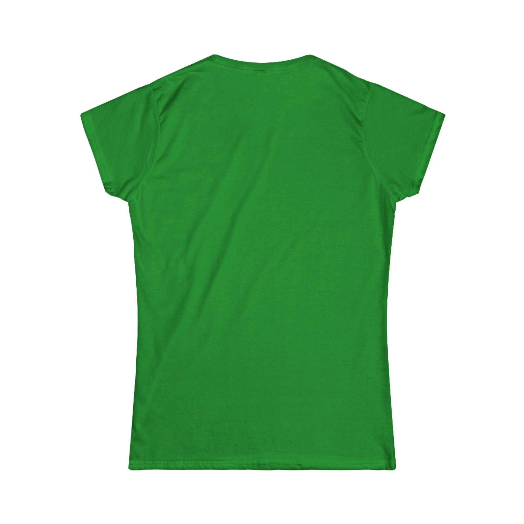 Women's Softstyle Tee — 'Eyes Up Here' Minimal Graphic Shirt