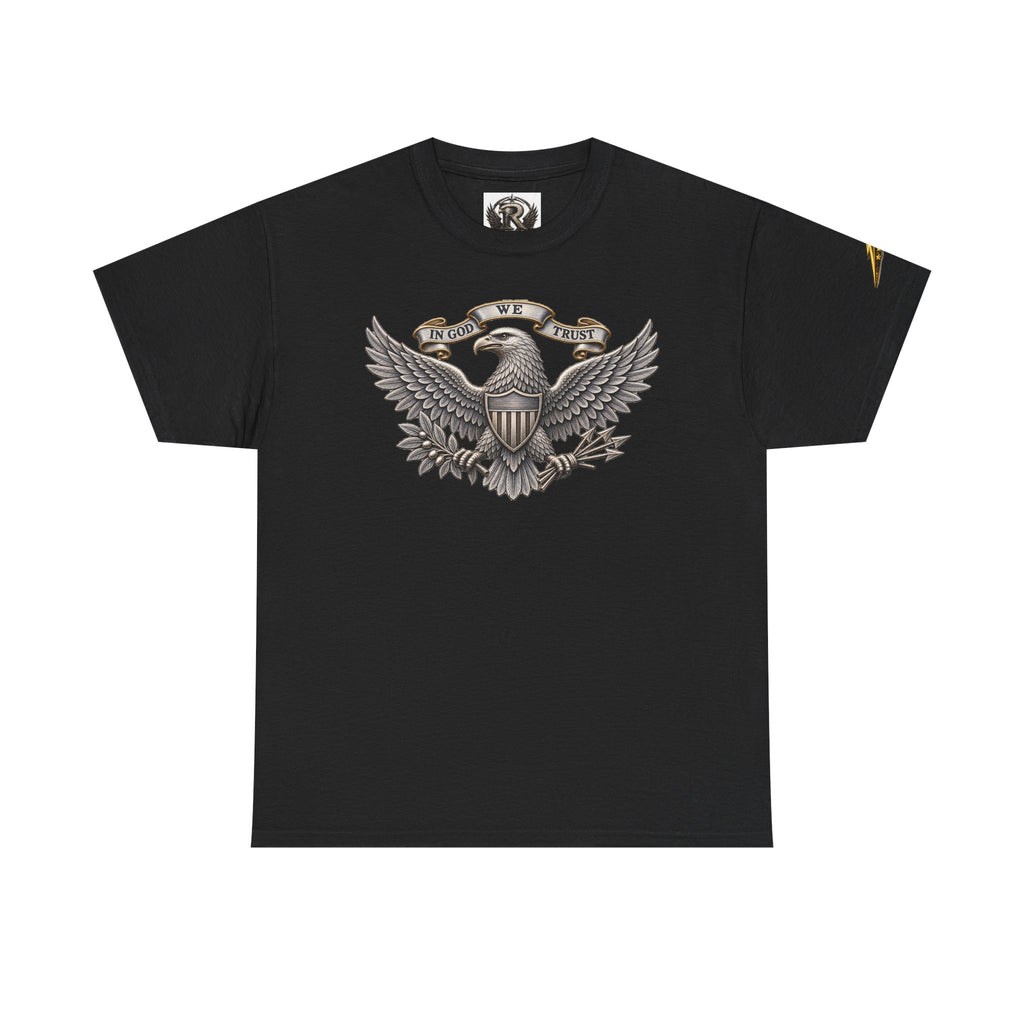 Patriotic Eagle Graphic Tee – American Shield Front & Back T‑Shirt