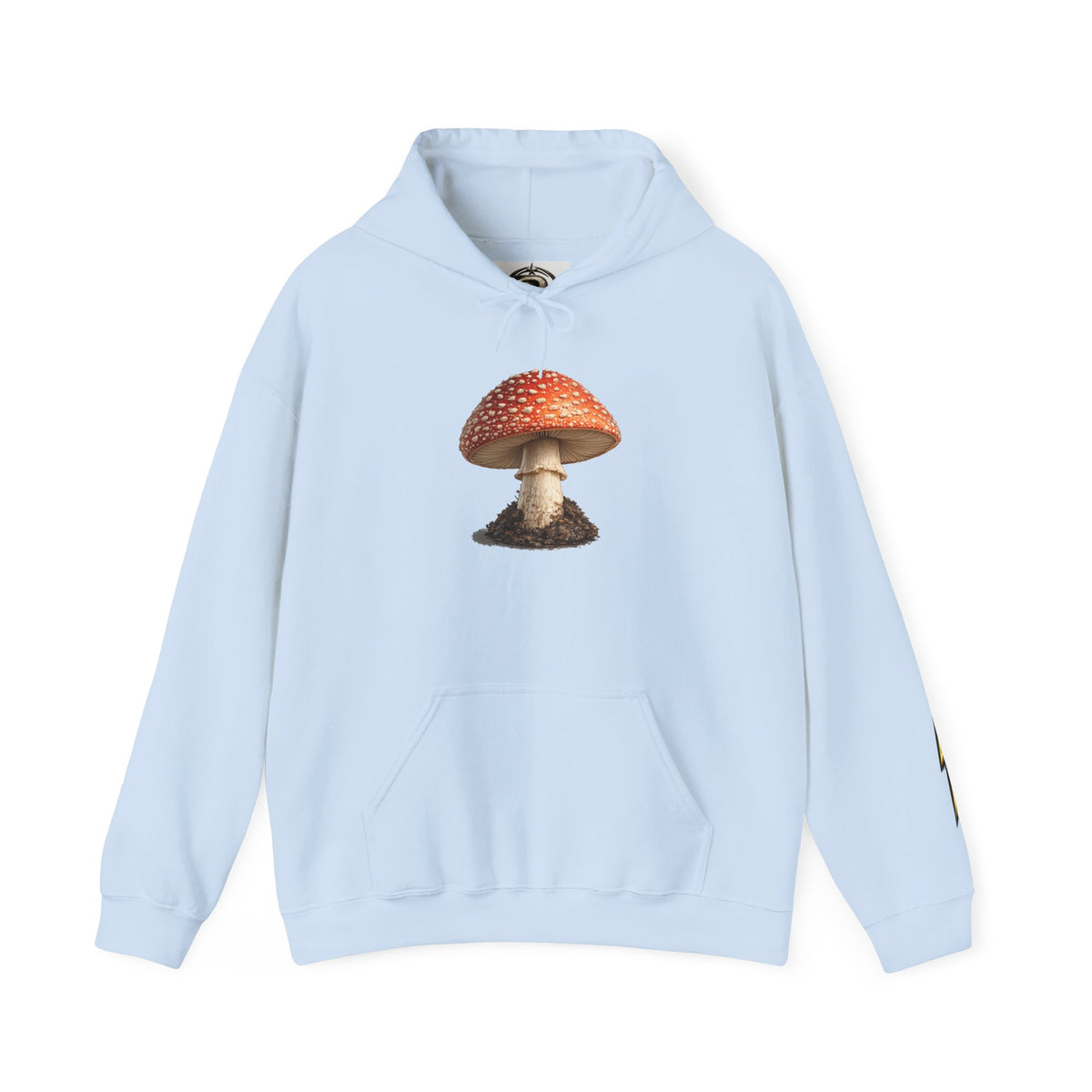 Mushroom Hoodie — Vintage Fly Agaric Fungi Graphic Pullover