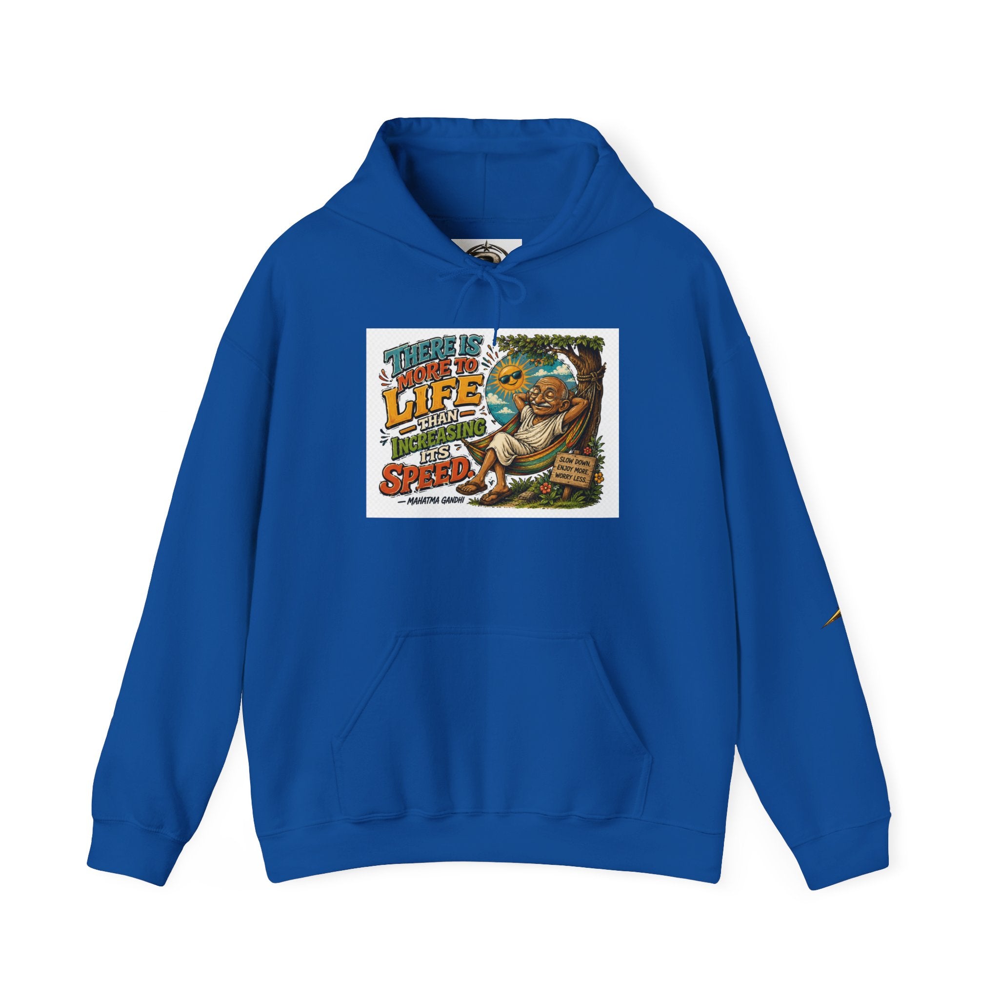 Sloth Life Hoodie — "There Is More to Life Than Speed" Relaxed Pullover