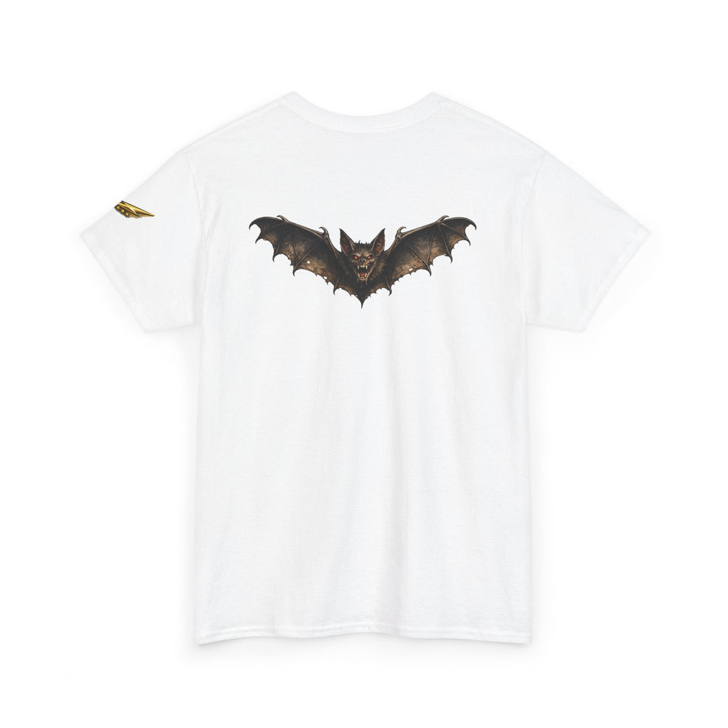 Bat Graphic Tee — Gothic Bat Back Print T-Shirt