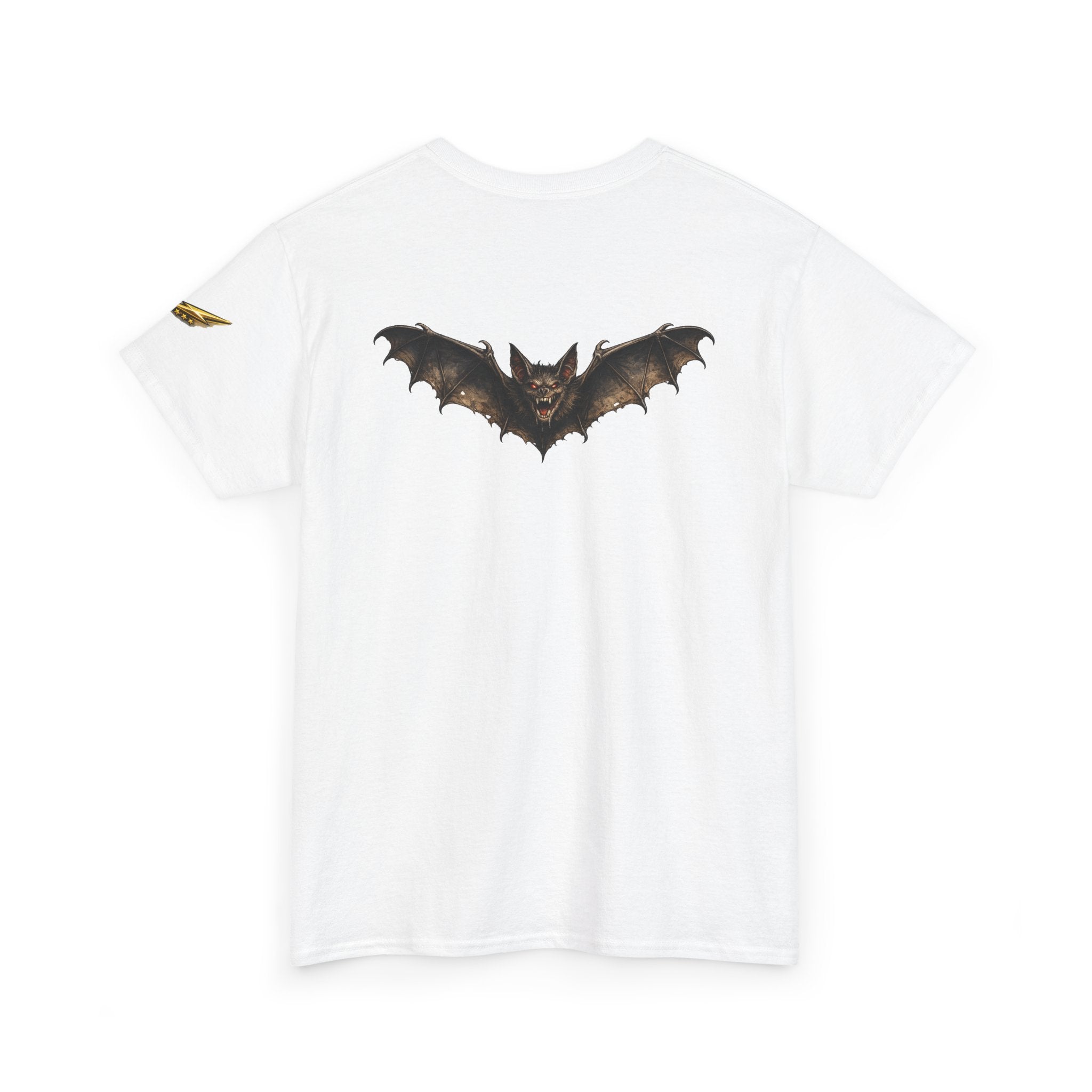 Bat Graphic Tee — Gothic Bat Back Print T-Shirt