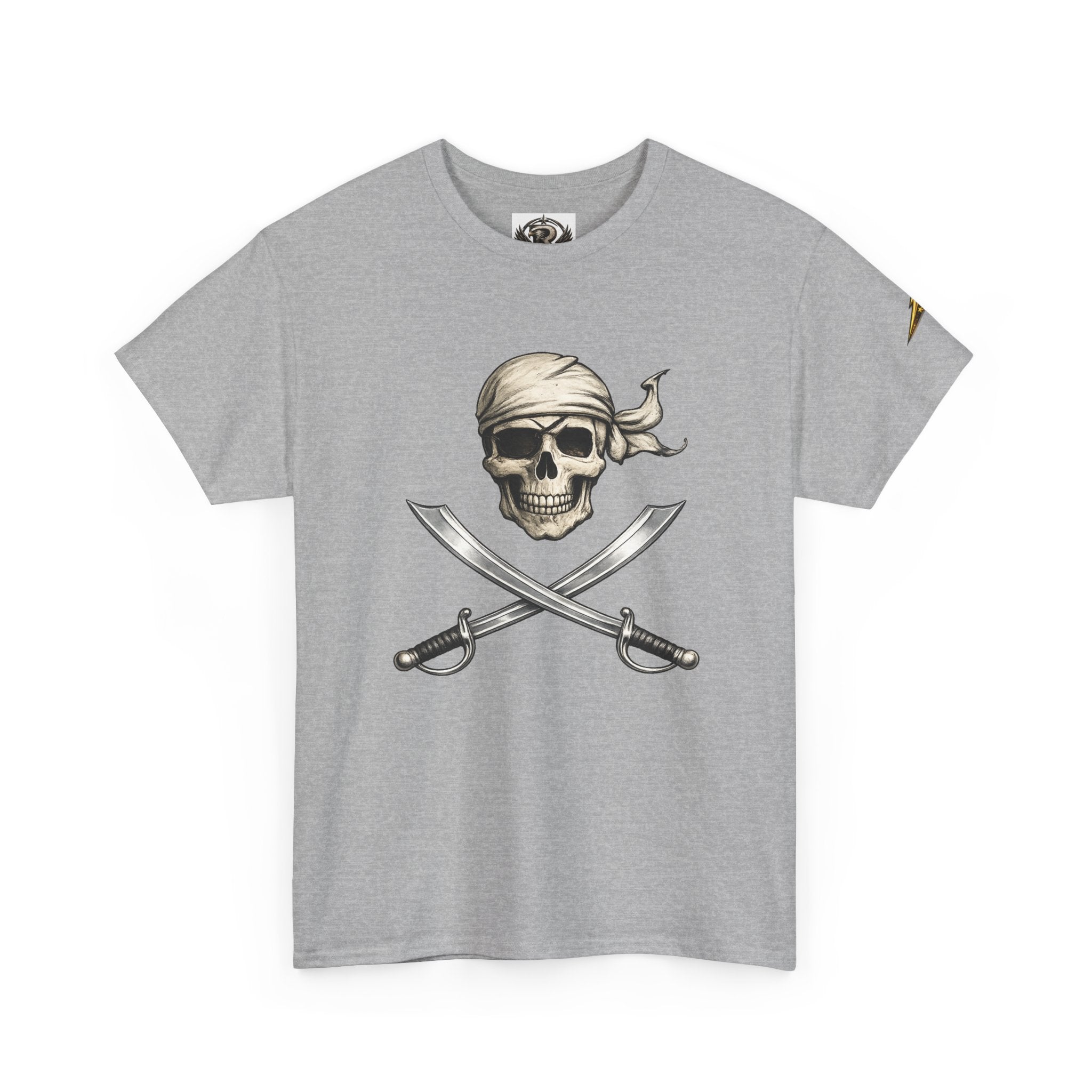 Pirate Skull & Crossed Sabers T‑Shirt