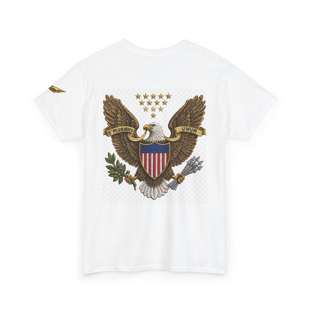 T-Shirt — Vintage American Eagle Graphic Tee with Shield & Stars
