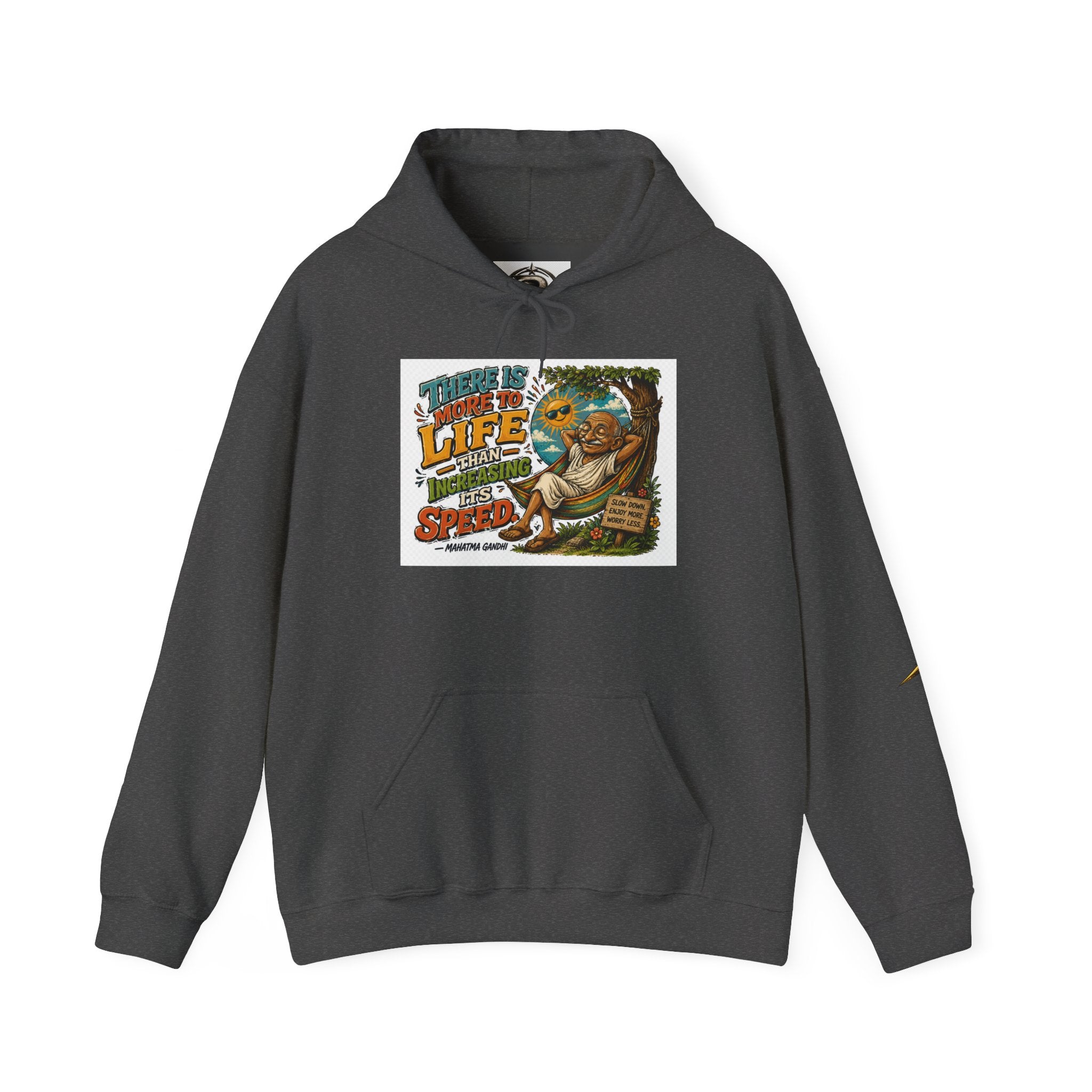 Sloth Life Hoodie — "There Is More to Life Than Speed" Relaxed Pullover