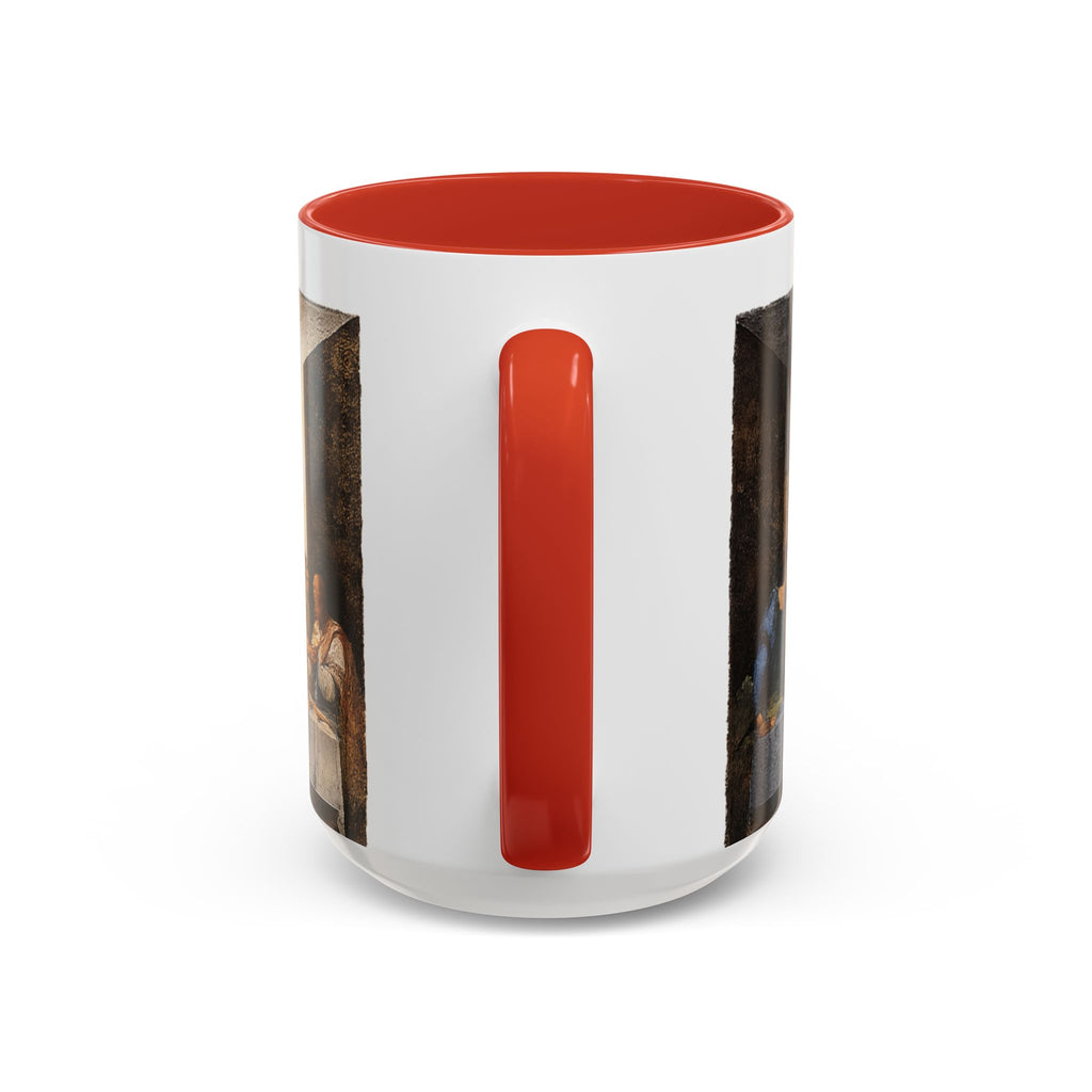 Last Supper Accent Coffee Mug — Religious Art Ceramic Coffee Cup (11/15oz)