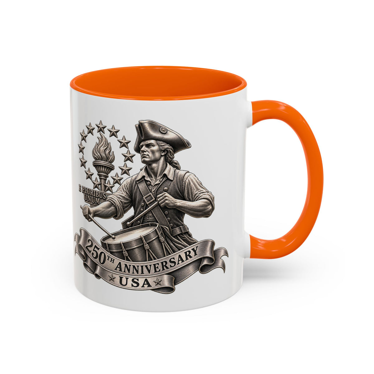 250th Anniversary USA Drum-Major Accent Coffee Mug