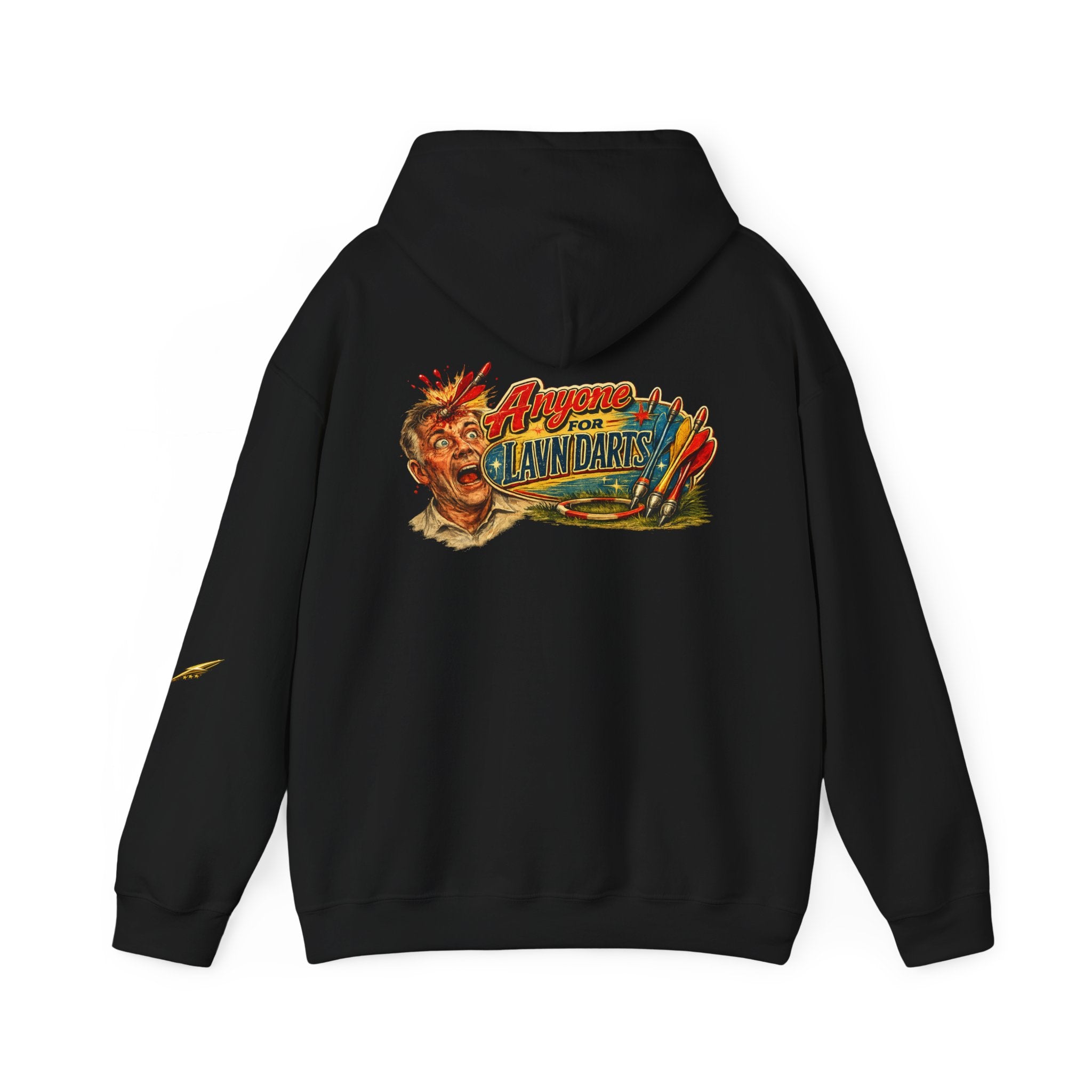 Hoodie - Awesome Lawn Darts Vintage Graphic Hoodie