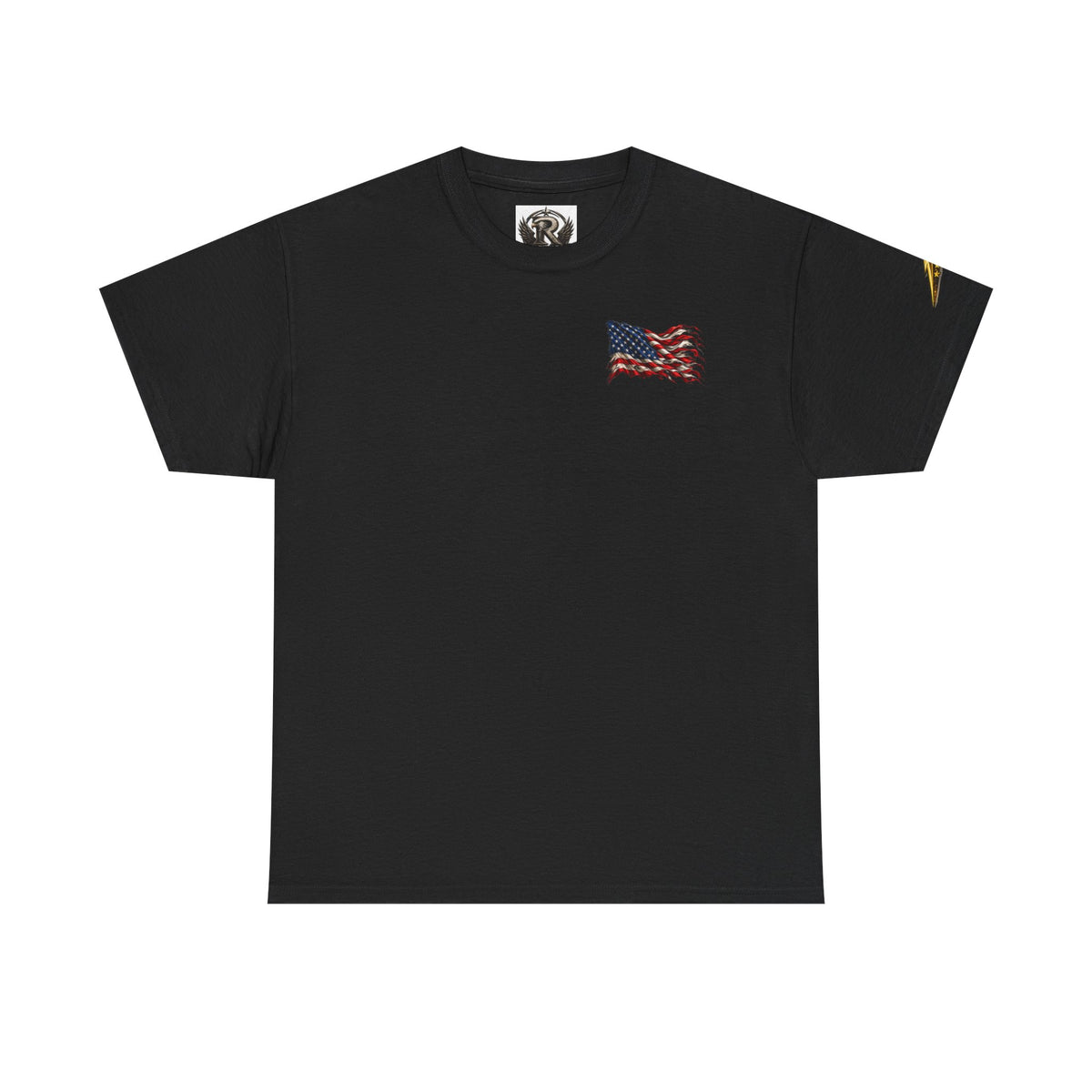 Aviation Fighter Jet T-Shirt — Vintage USAF Flag Graphic Tee