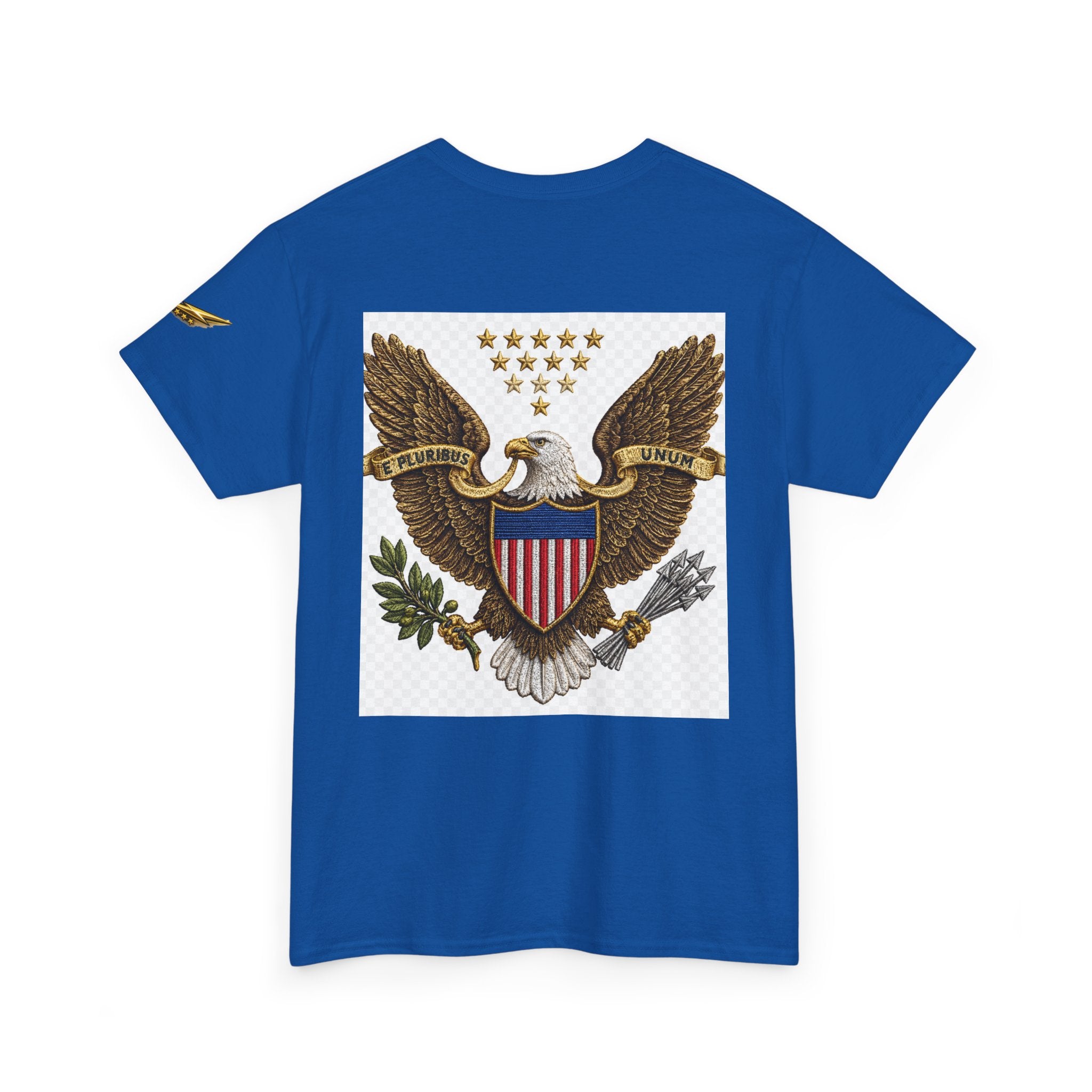 T-Shirt — Vintage American Eagle Graphic Tee with Shield & Stars