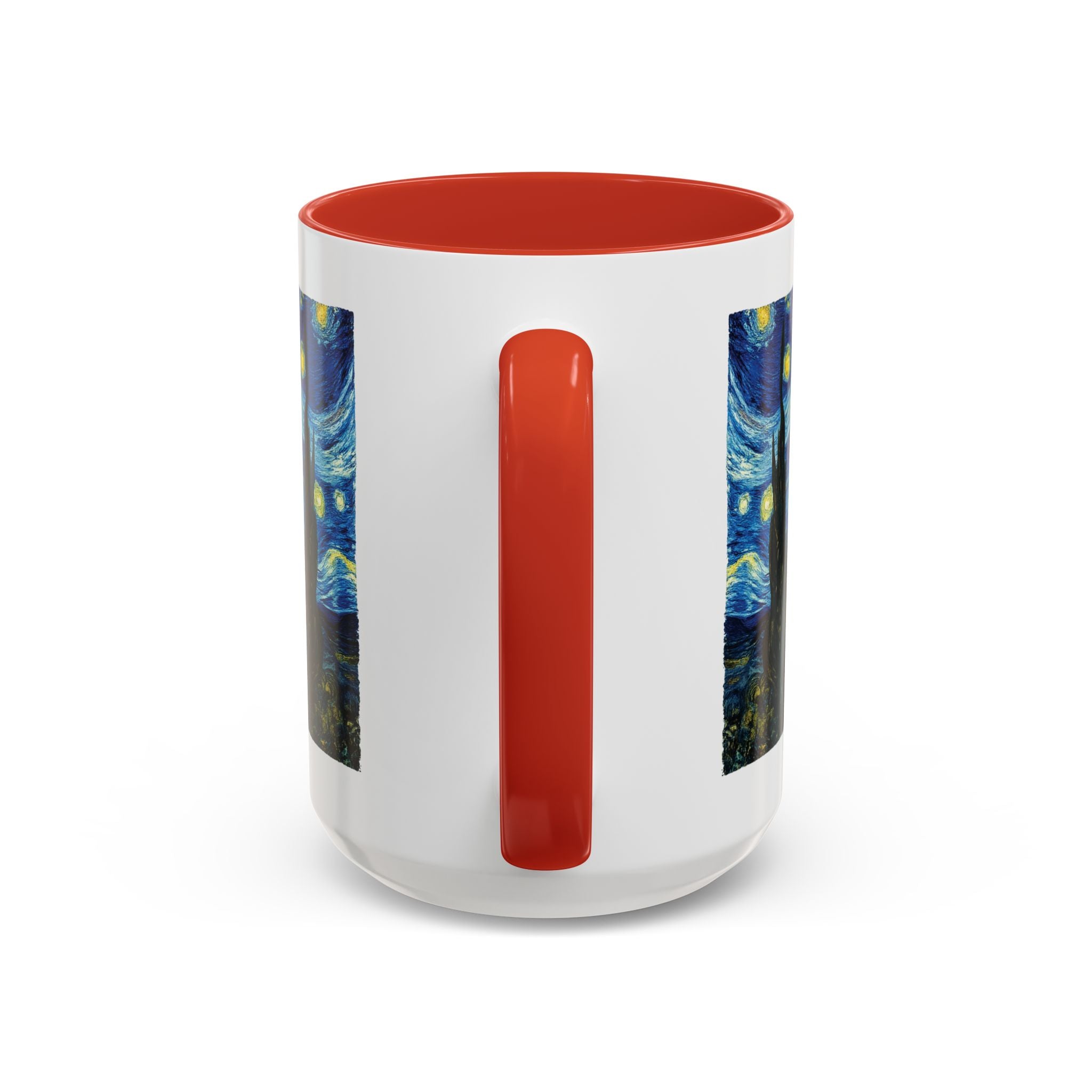 Starry Night Accent Coffee Mug — Van Gogh Style Night Sky Coffee Cup (11/15oz)