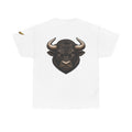 Bull Head Graphic Tee — Fierce Bison Illustration T-Shirt