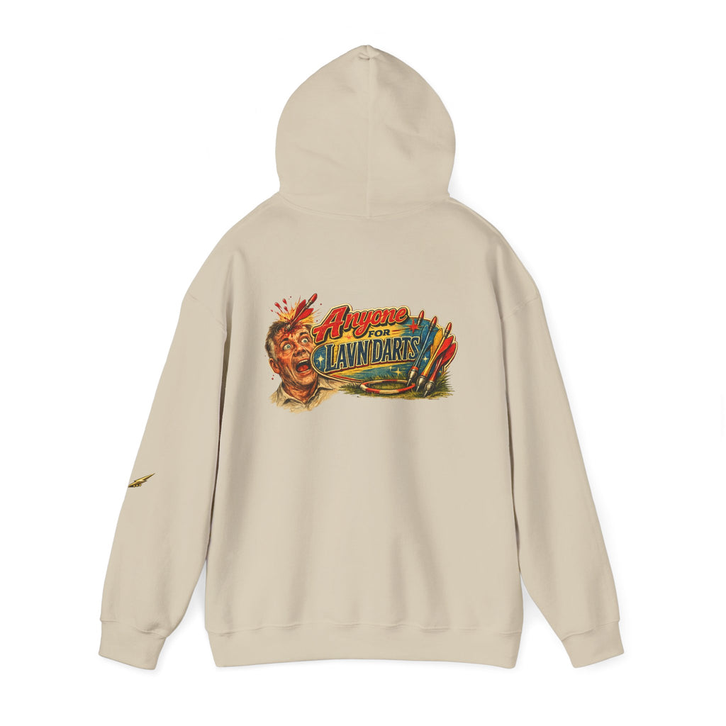 Hoodie - Awesome Lawn Darts Vintage Graphic Hoodie