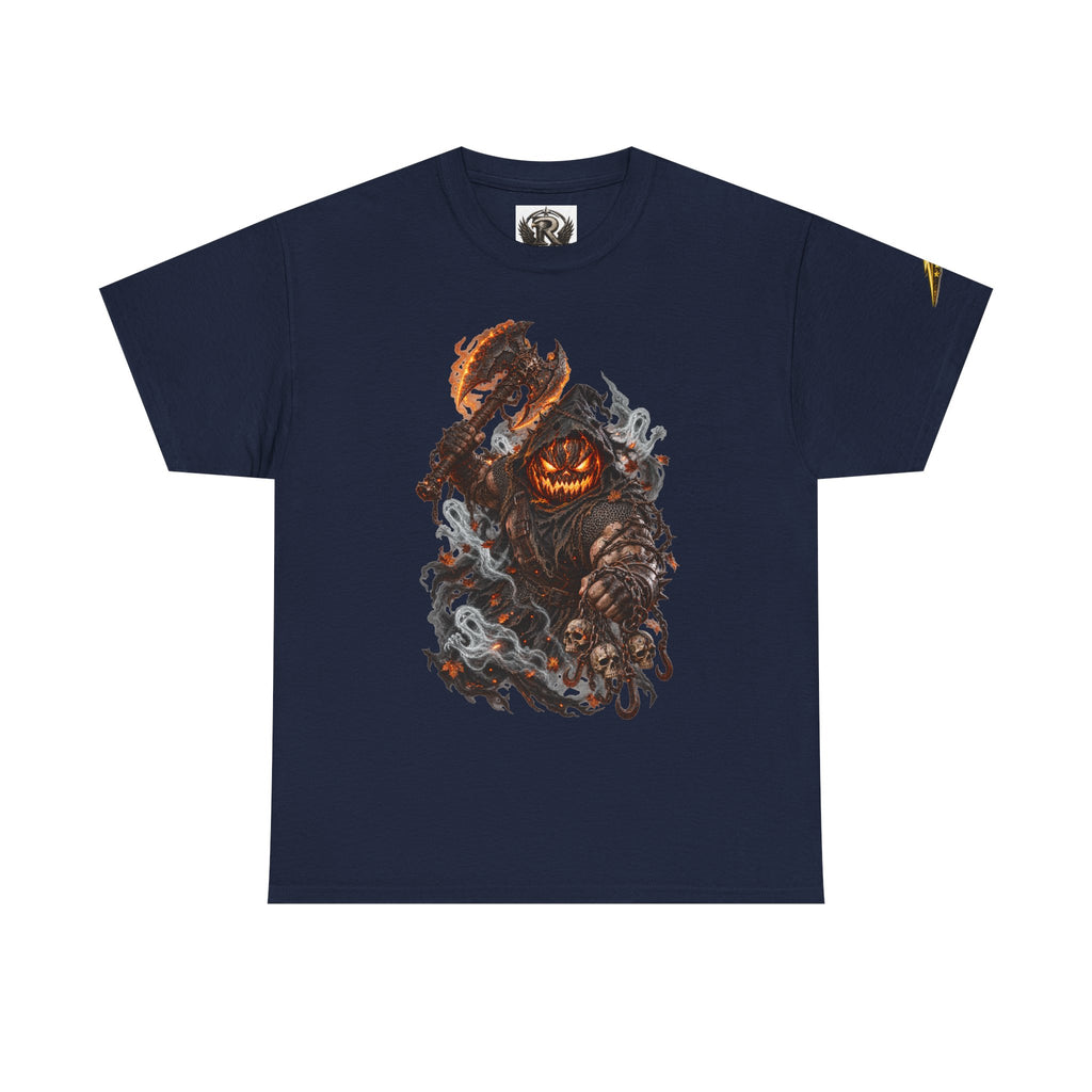 Pumpkin Scarecrow Tee — Spooky Halloween Jack-O'-Lantern Graphic T-Shirt