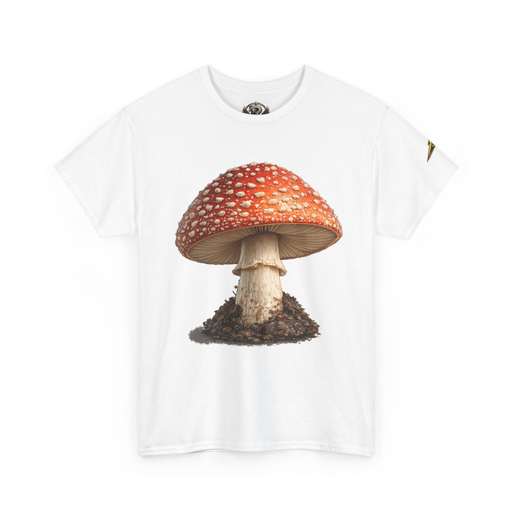 Fly Agaric Mushroom Graphic Tee — Botanical Nature T-Shirt