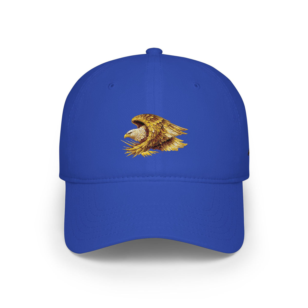 Gold Roaring Eagle Cap — Low Profile Baseball Hat