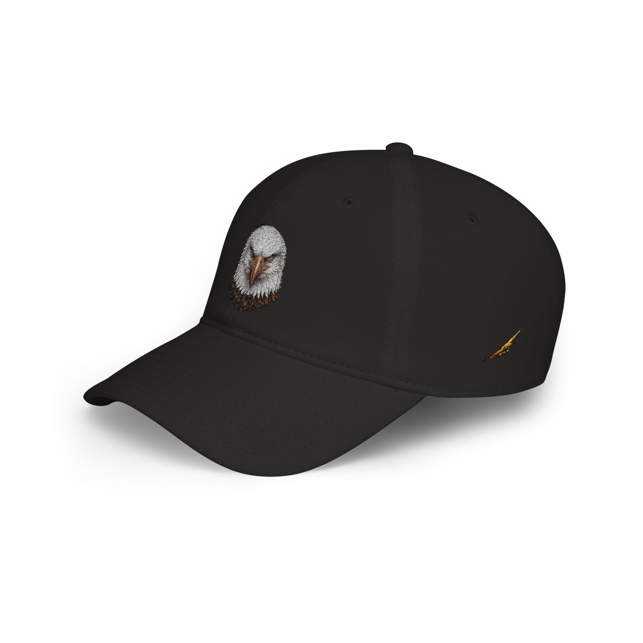Eagle Head Embroidered Low-Profile Baseball Cap
