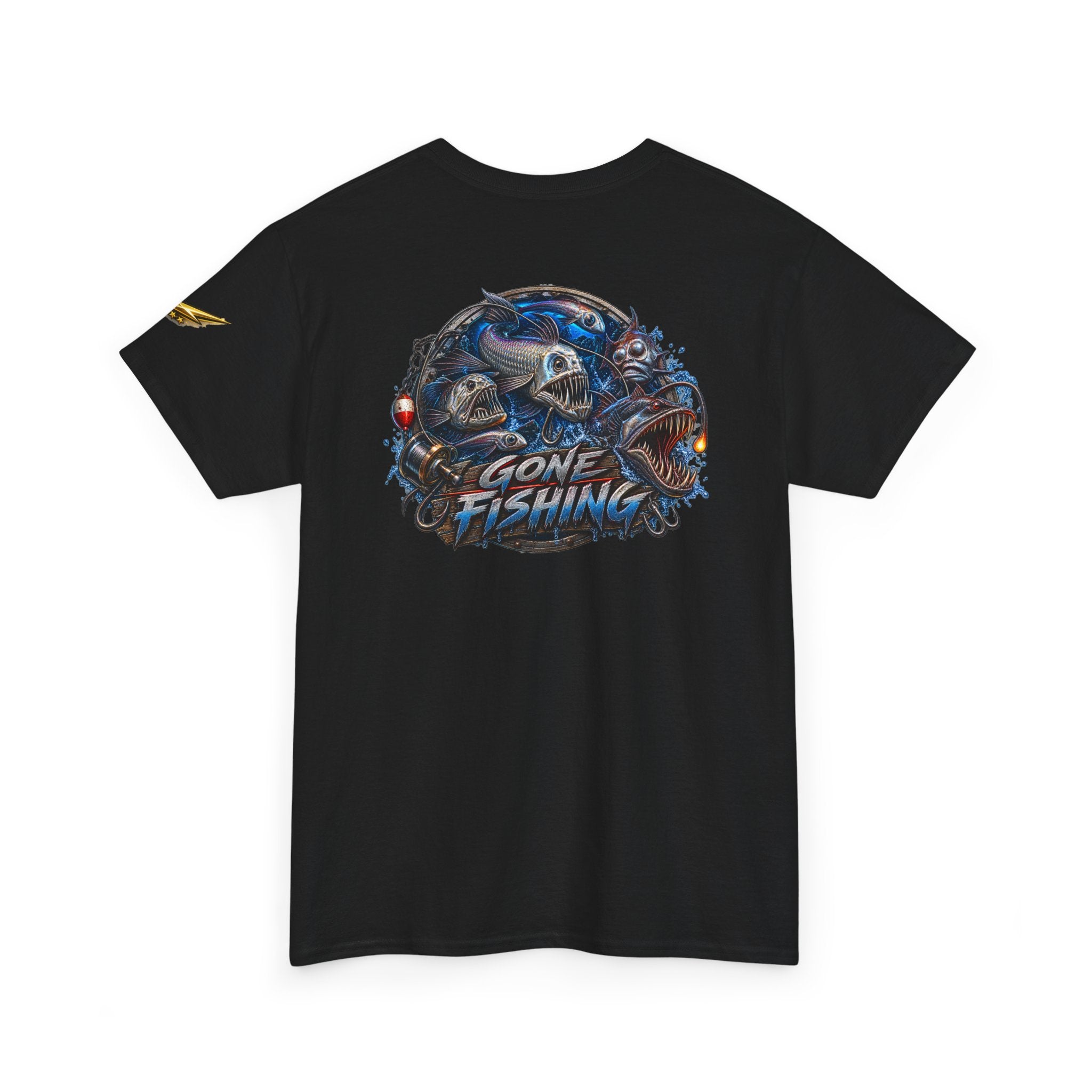 Fishing Tee — "Gone Fishing" Graphic T-Shirt