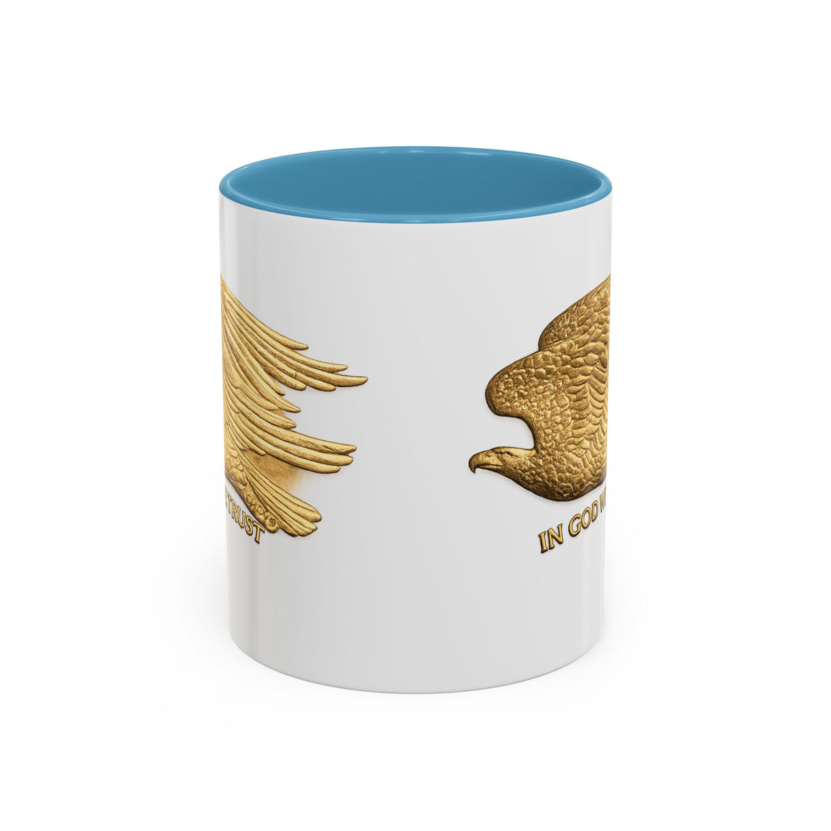 Gold Eagle "In God We Trust" Accent Coffee Mug