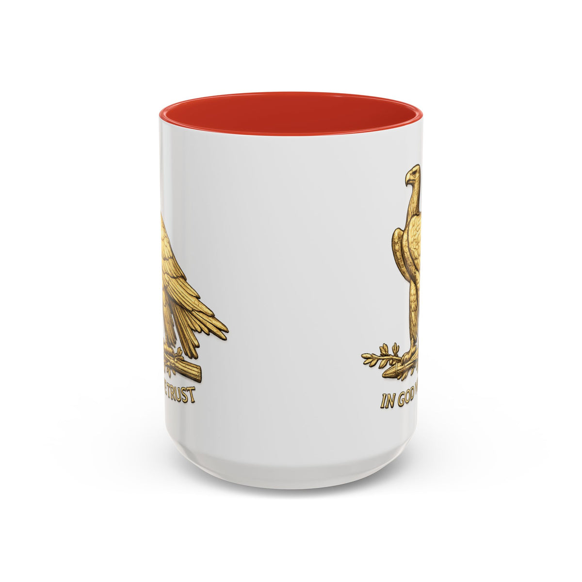 Gold Eagle "In God We Trust" Accent Coffee Mug
