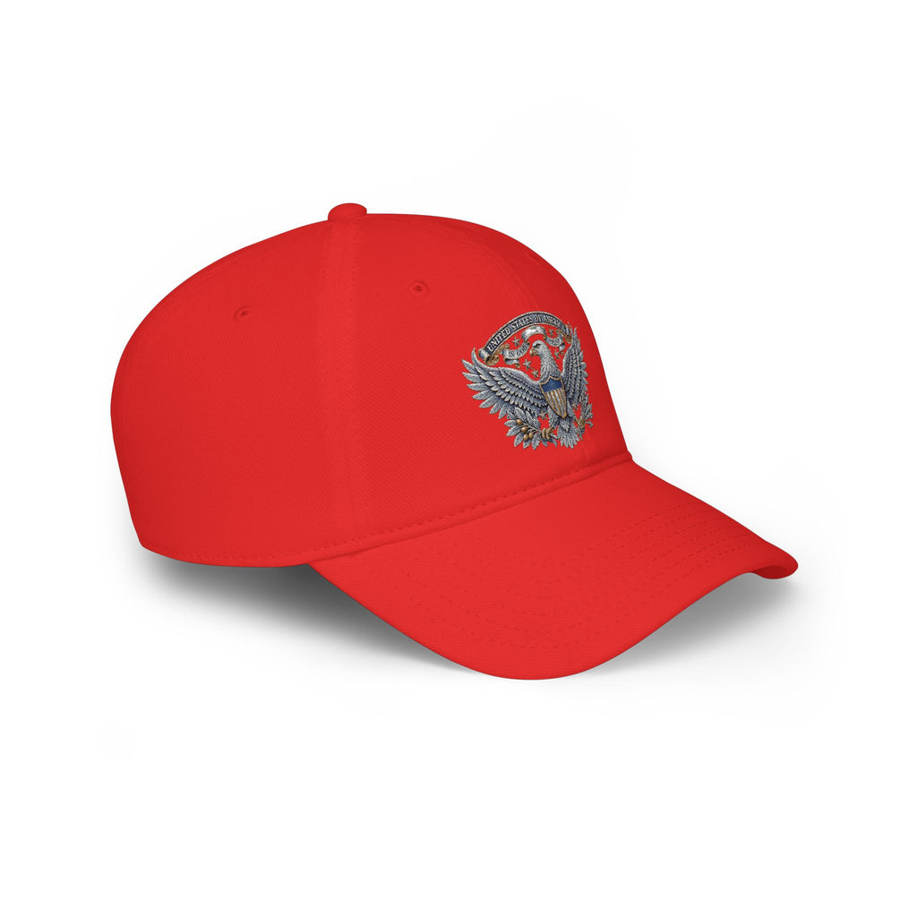Patriotic Eagle Low Profile Baseball Cap