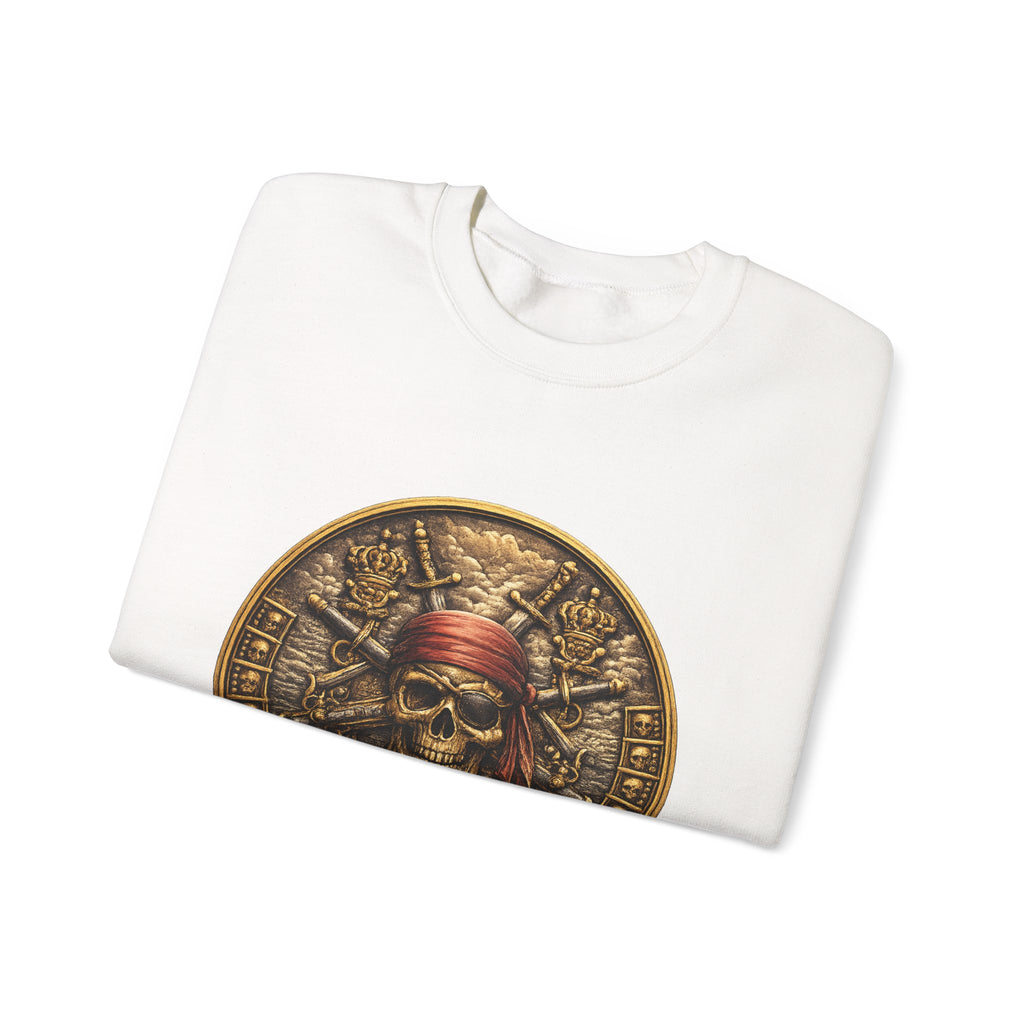 Pirate Skull Coin Crewneck Sweatshirt