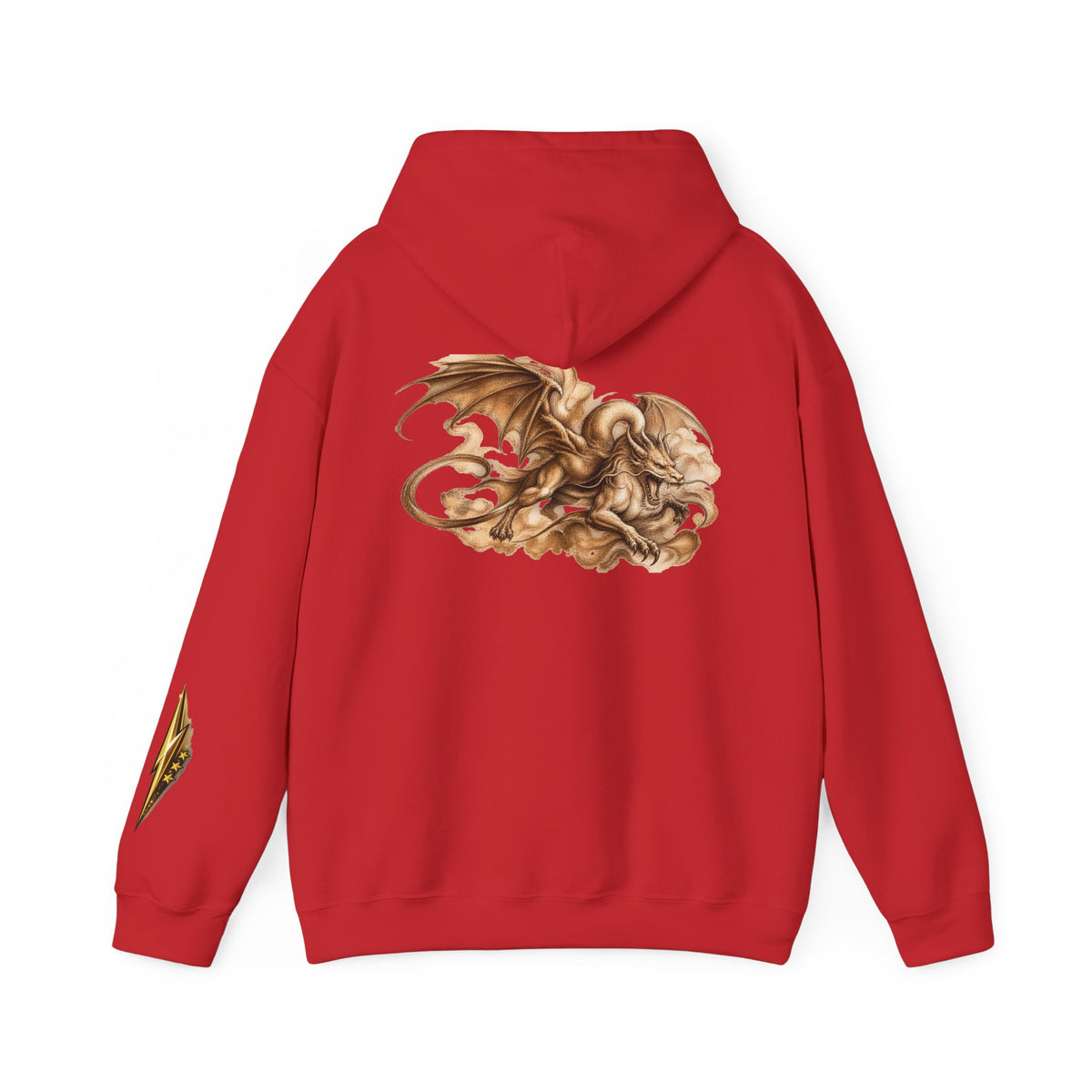 Hoodie — Golden Dragon Art Pullover