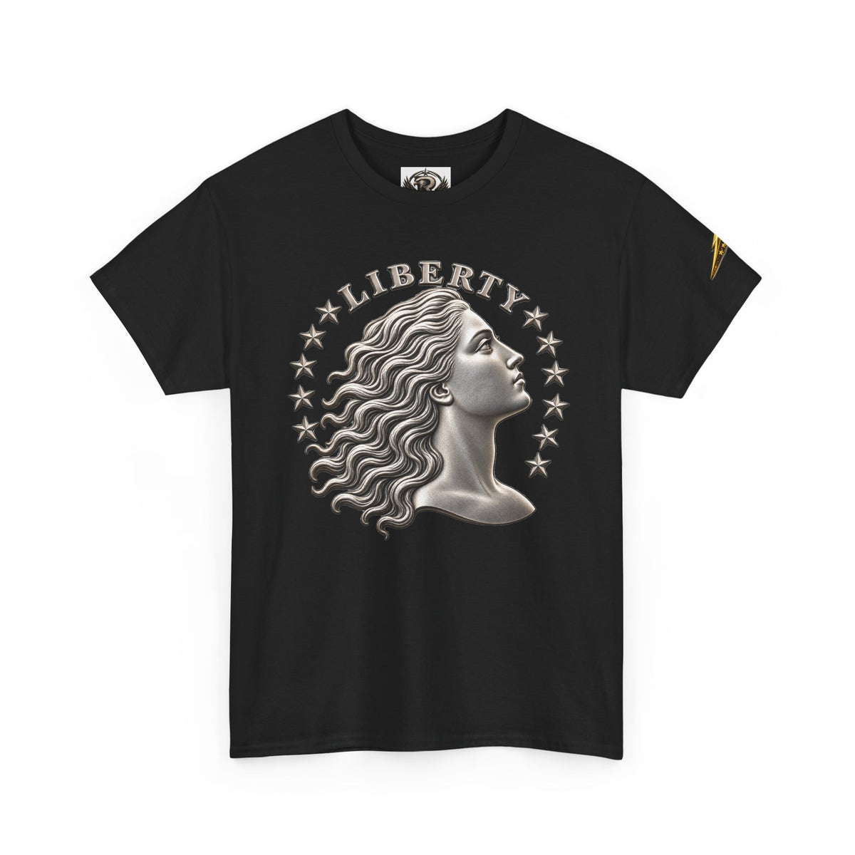 Liberty Eagle T-Shirt — Vintage Liberty Head & Soaring Eagle Graphic Tee