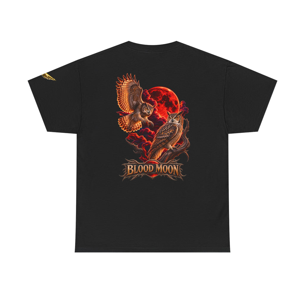 T-Shirt — 'Blood Moon' Owl Graphic Tee