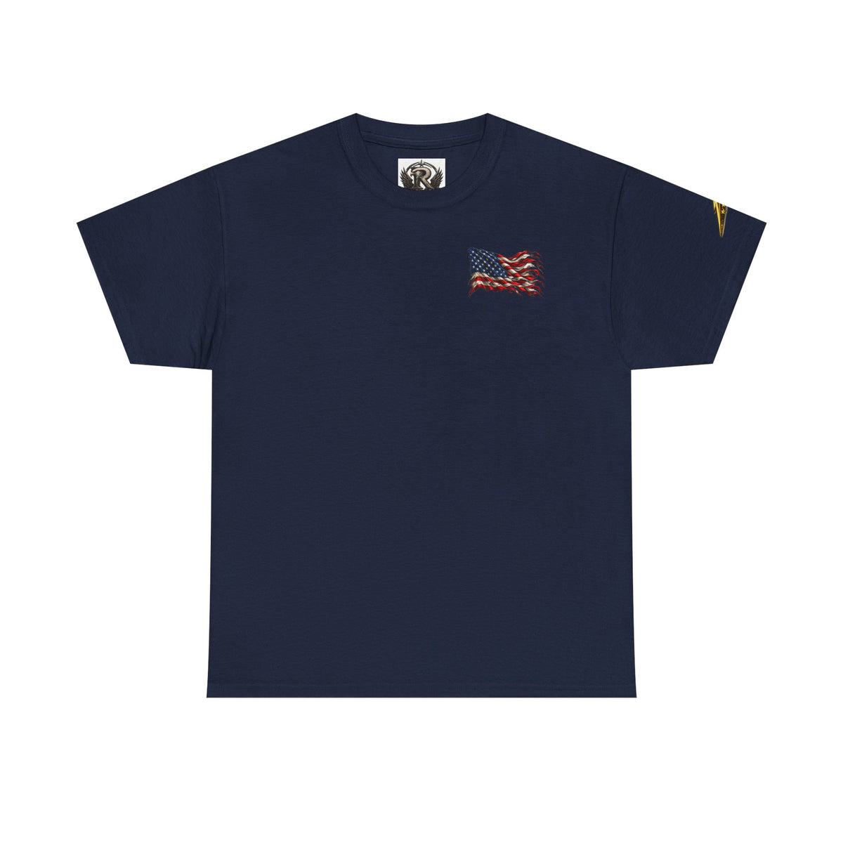 Aviation Fighter Jet T-Shirt — Vintage USAF Flag Graphic Tee