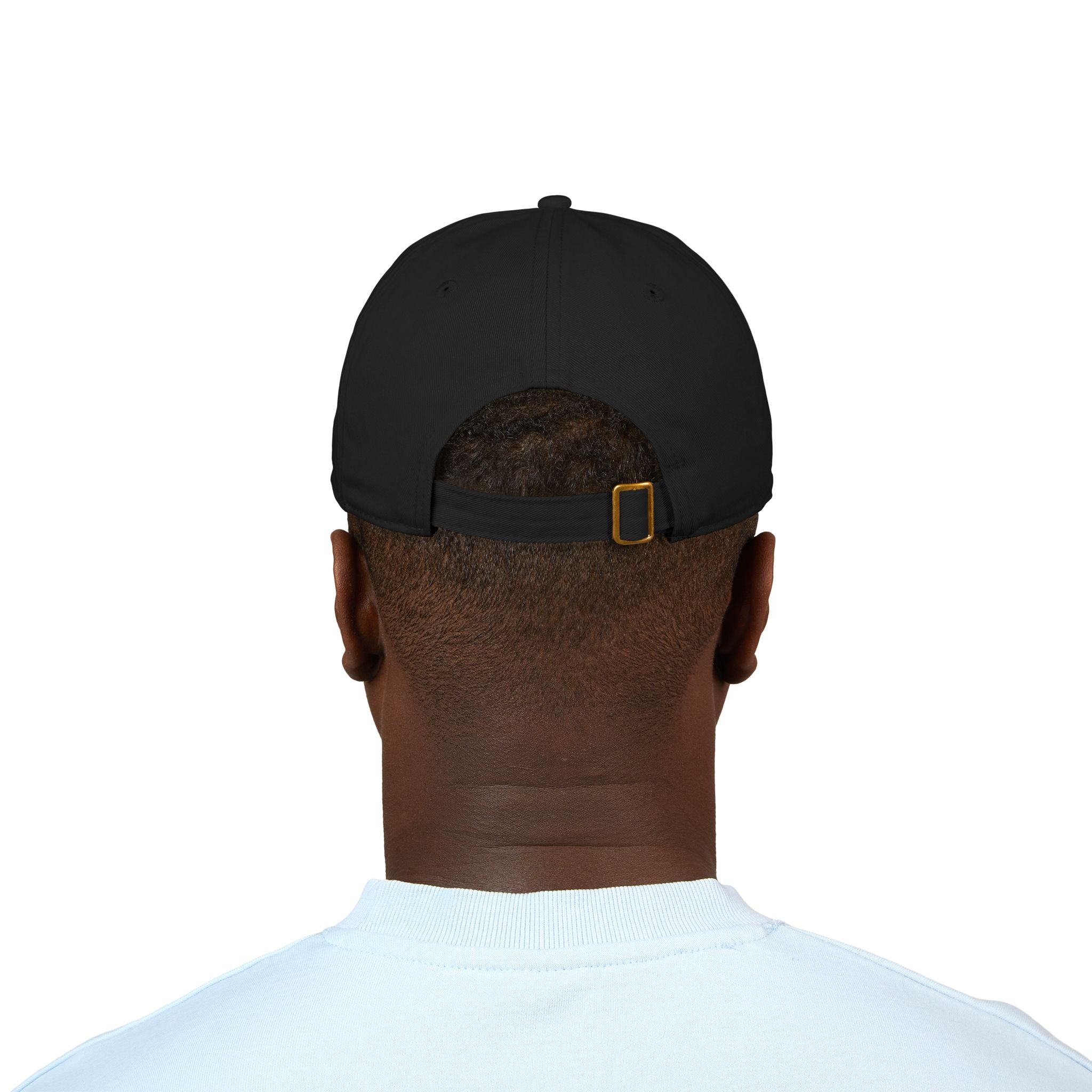 Embroidered Shield Baseball Cap – Organic Cotton, Vintage Crest Design