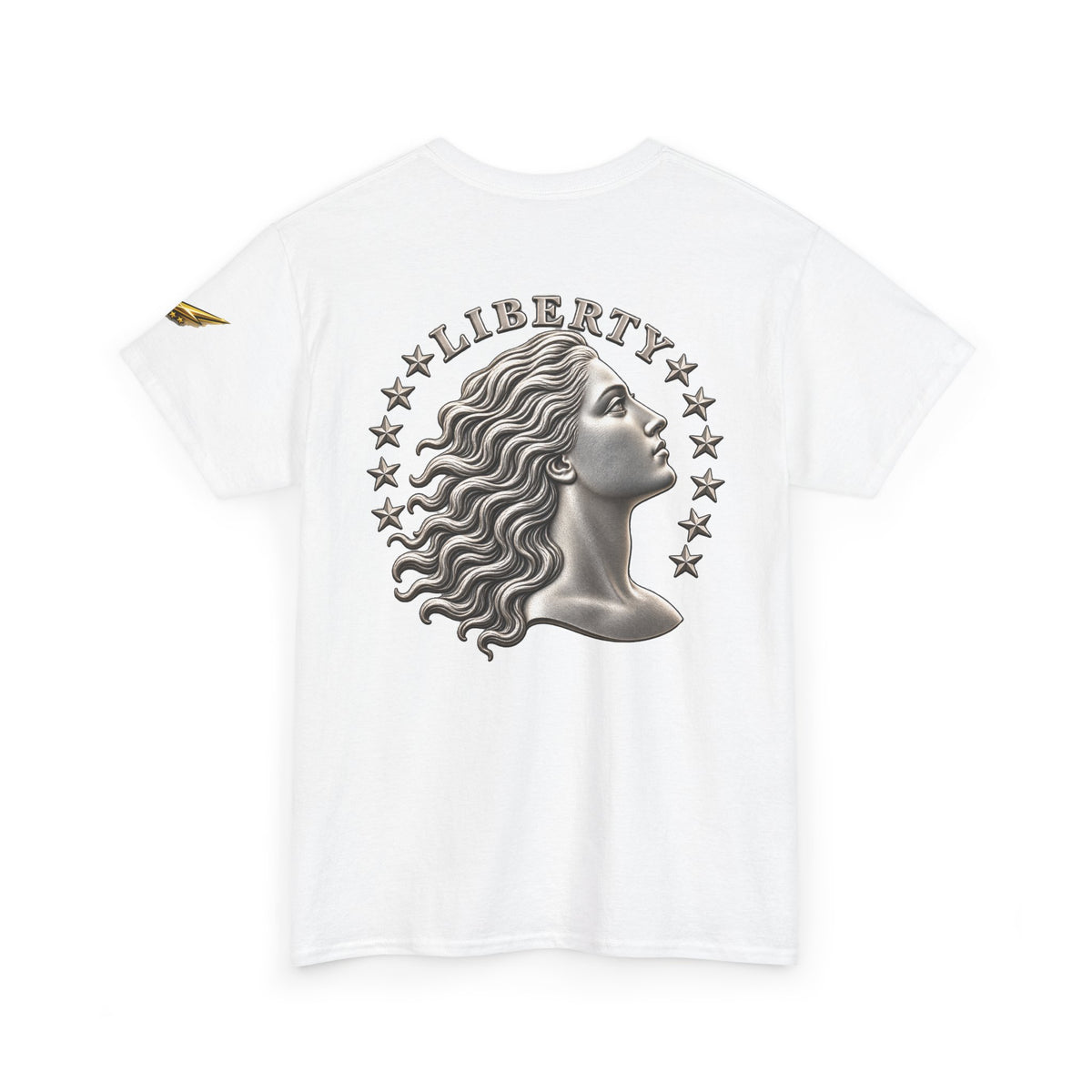 Liberty Coin Profile Tee — Vintage Liberty Head Graphic T-Shirt