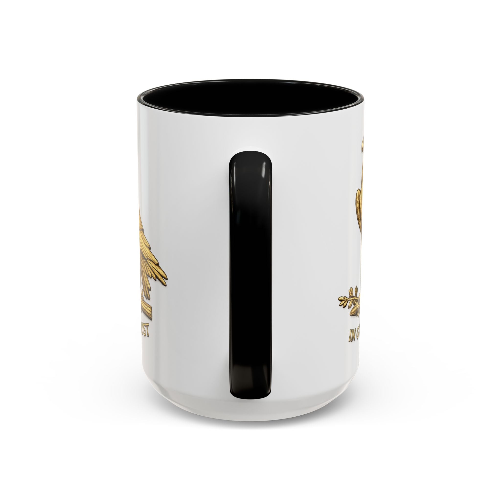 Gold Eagle "In God We Trust" Accent Coffee Mug