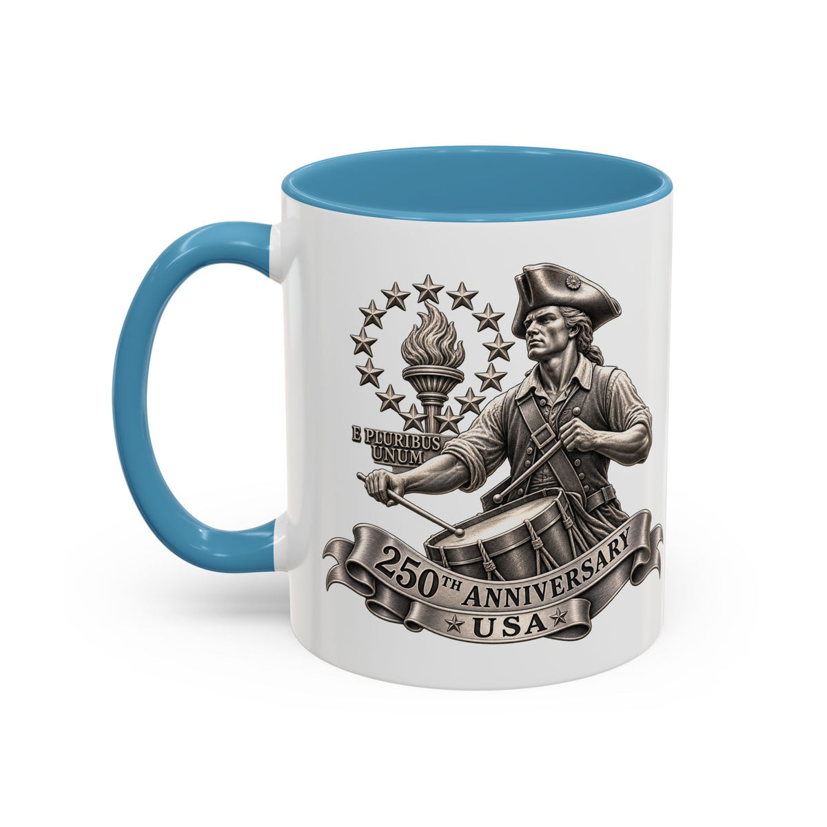 250th Anniversary USA Drum-Major Accent Coffee Mug