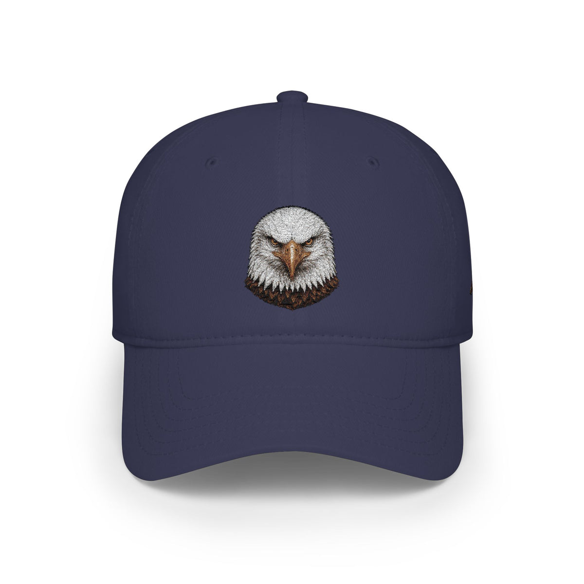 Eagle Head Embroidered Low-Profile Baseball Cap