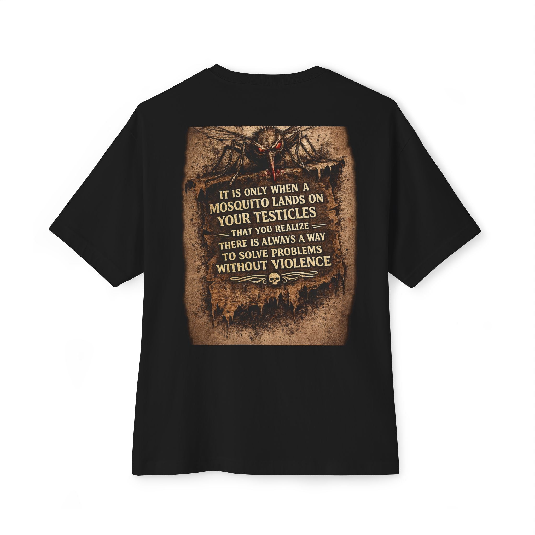 T‑Shirt — 'Relentless' Mosquito Quote Graphic Tee