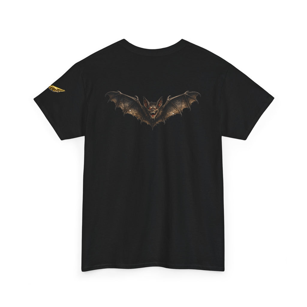Bat Graphic Tee — Gothic Bat Back Print T-Shirt