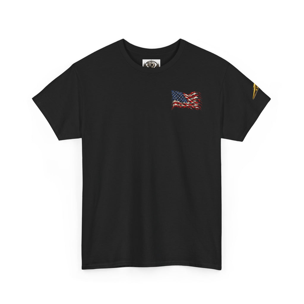Aviation Fighter Jet T-Shirt — Vintage USAF Flag Graphic Tee