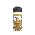 Patriotic Eagle Stainless Steel Water Bottle — "In God We Trust" Design
