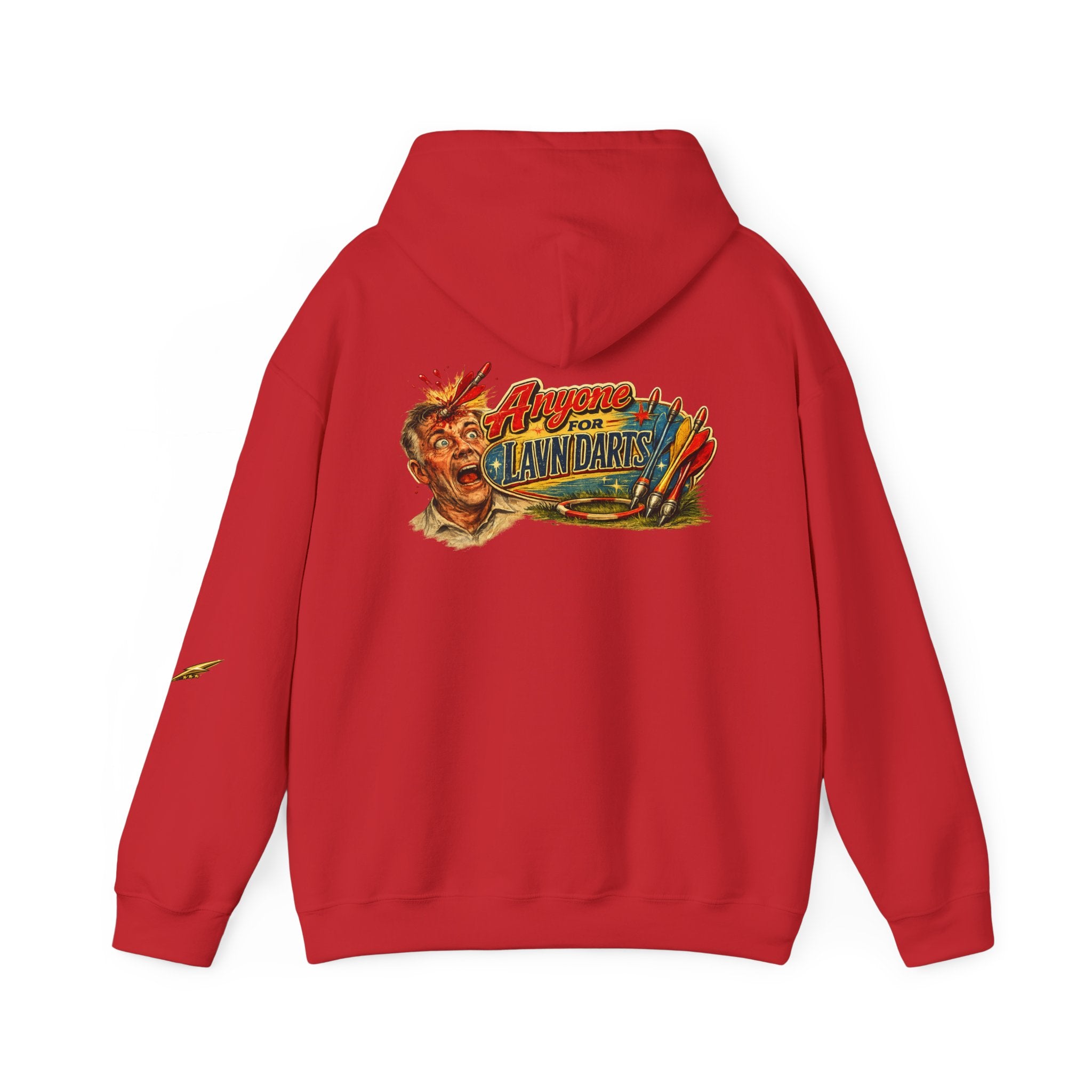 Hoodie - Awesome Lawn Darts Vintage Graphic Hoodie