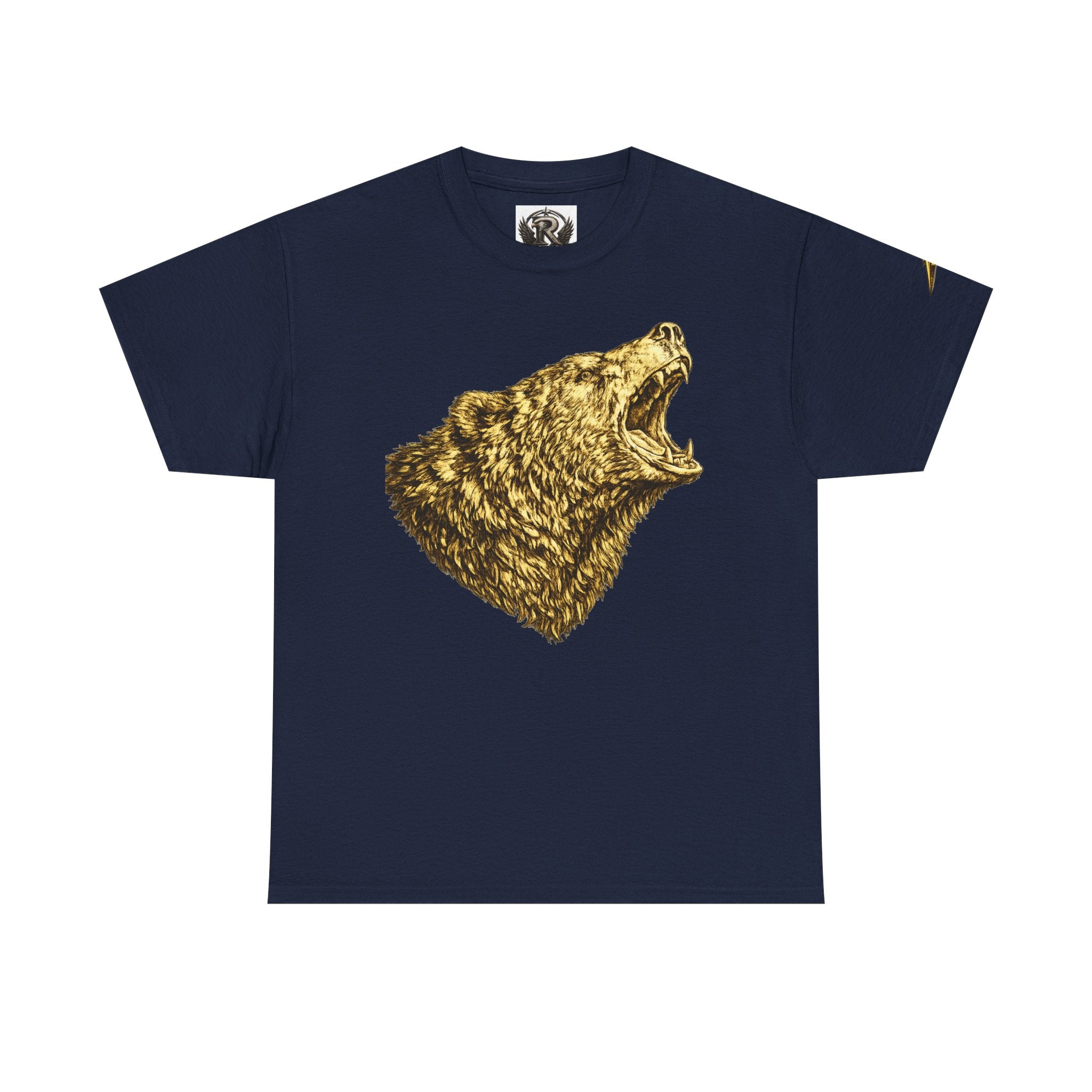 Roaring Bear Graphic Tee — Vintage Wilderness Animal T-Shirt