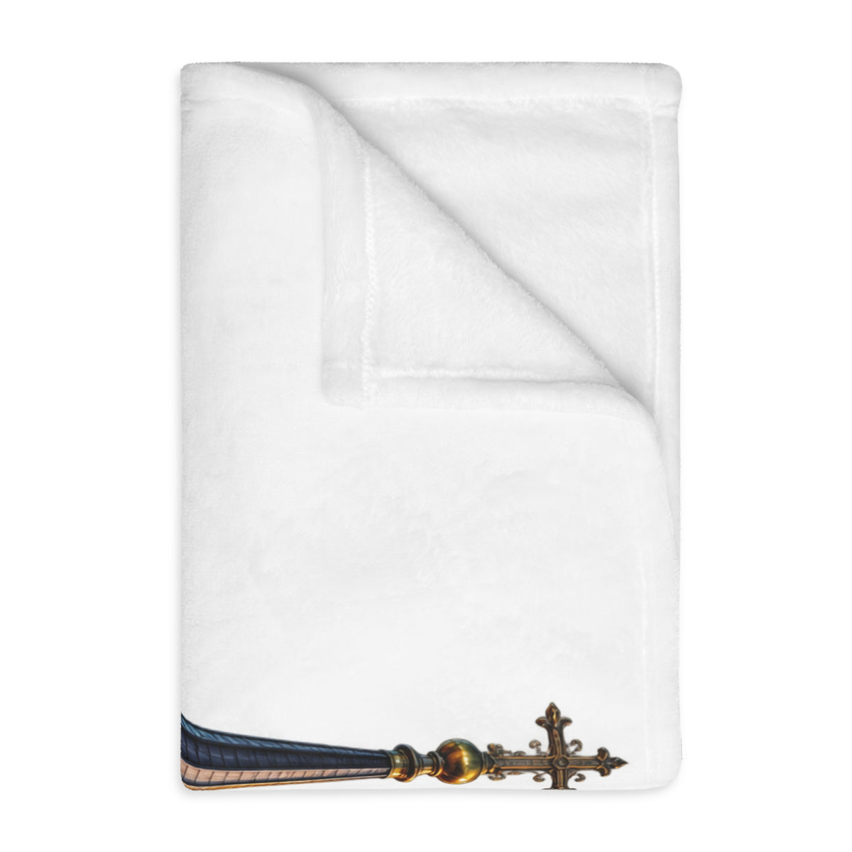 Church Steeple Velveteen Microfiber Blanket — Relentless Logo Two-Sided Throw