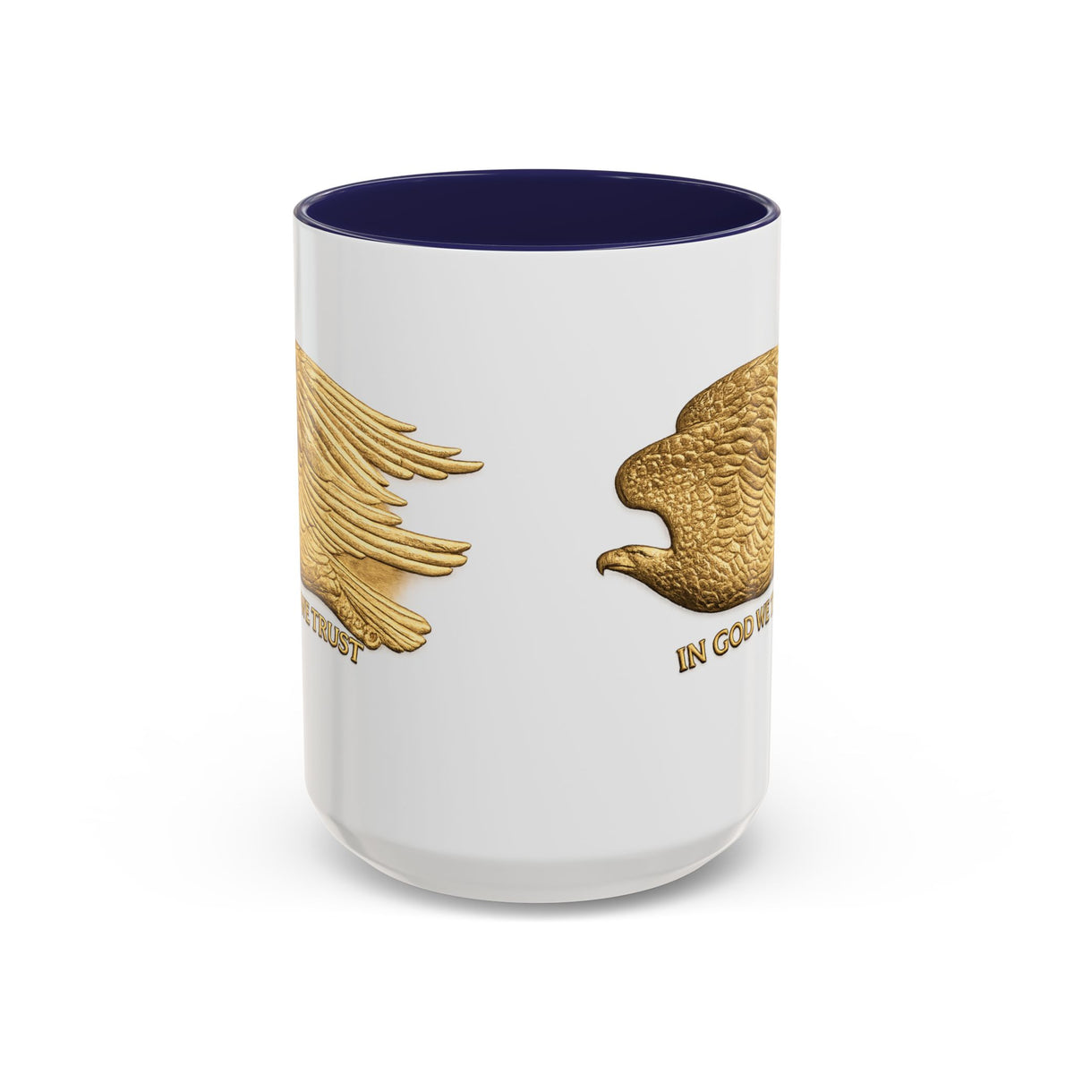 Gold Eagle "In God We Trust" Accent Coffee Mug
